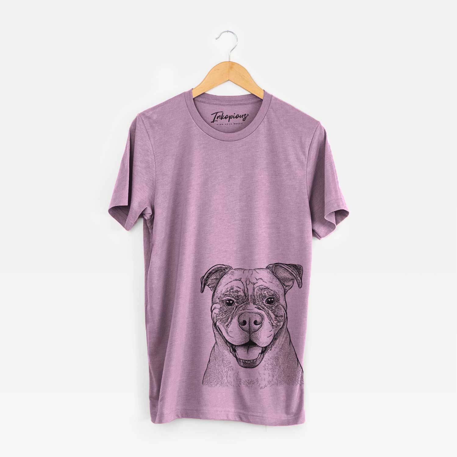 Bare Rufus the American Bulldog - Unisex Crewneck