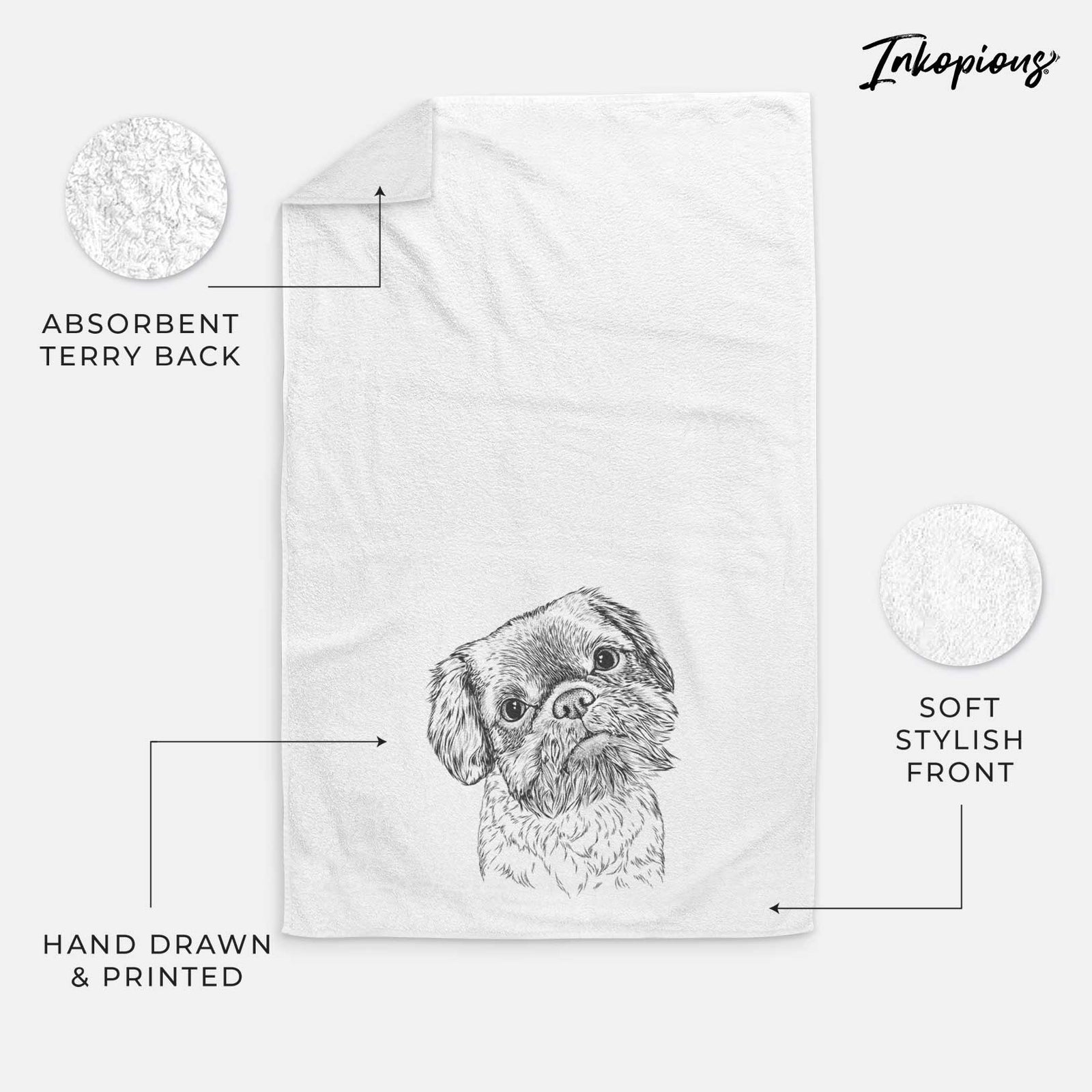 Rufus the Shiffon Decorative Hand Towel