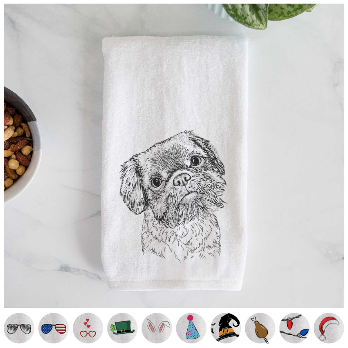 Rufus the Shiffon Decorative Hand Towel