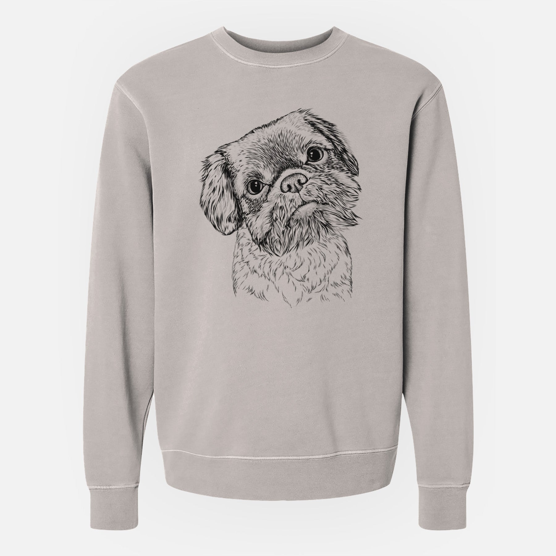 Bare Rufus the Shiffon - Unisex Pigment Dyed Crew Sweatshirt