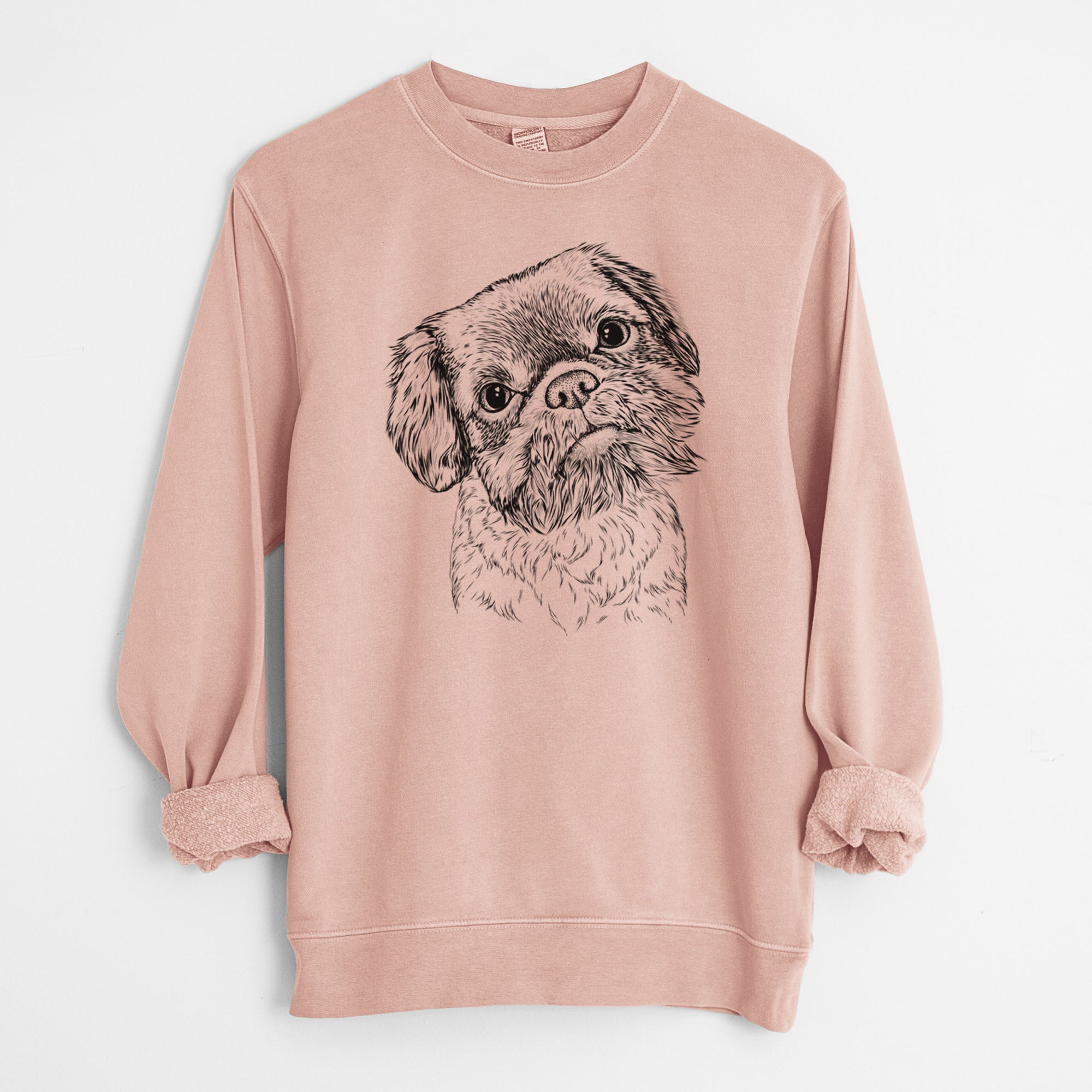 Bare Rufus the Shiffon - Unisex Pigment Dyed Crew Sweatshirt