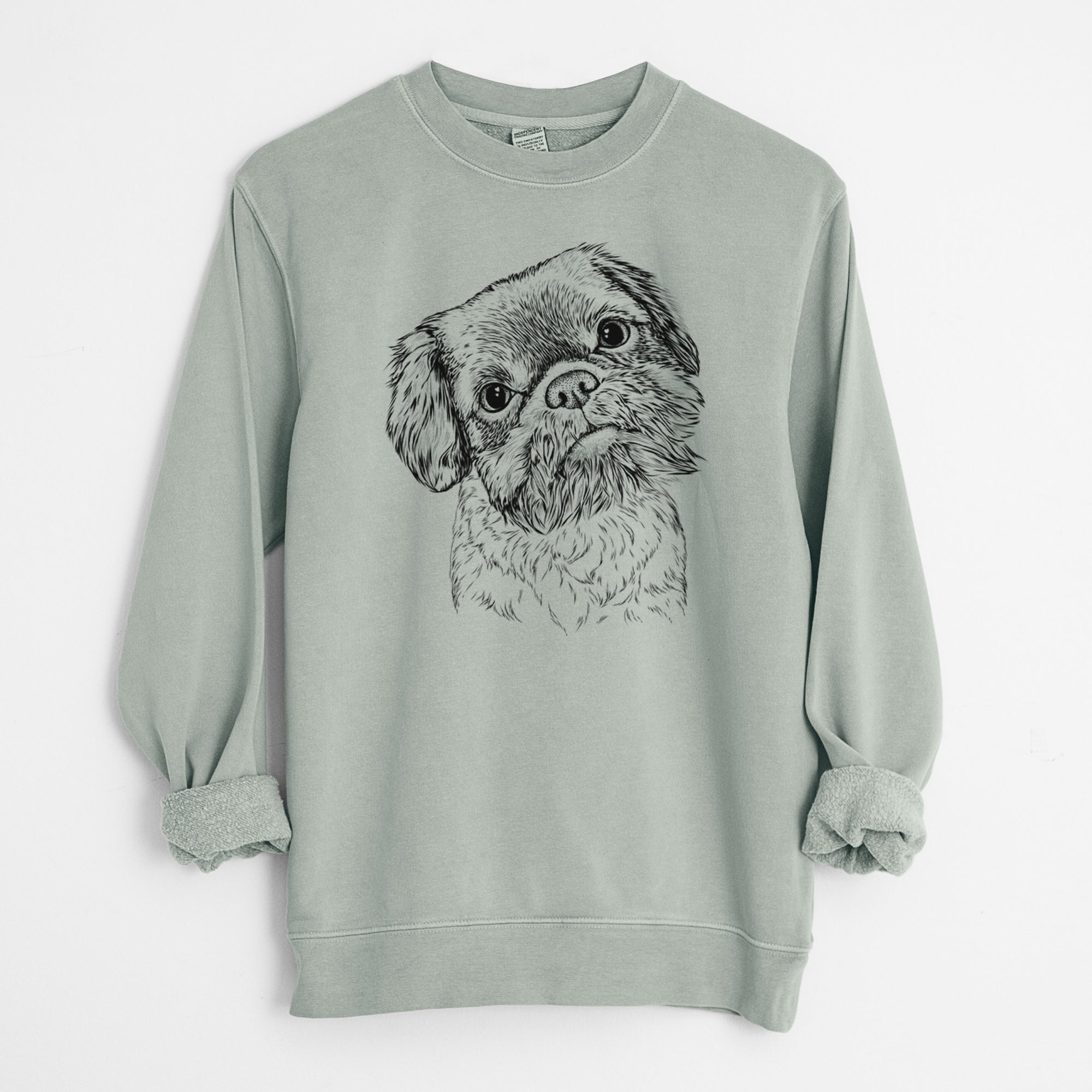 Bare Rufus the Shiffon - Unisex Pigment Dyed Crew Sweatshirt