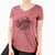 Bare Rufus the Shiffon - Women's V-neck Shirt