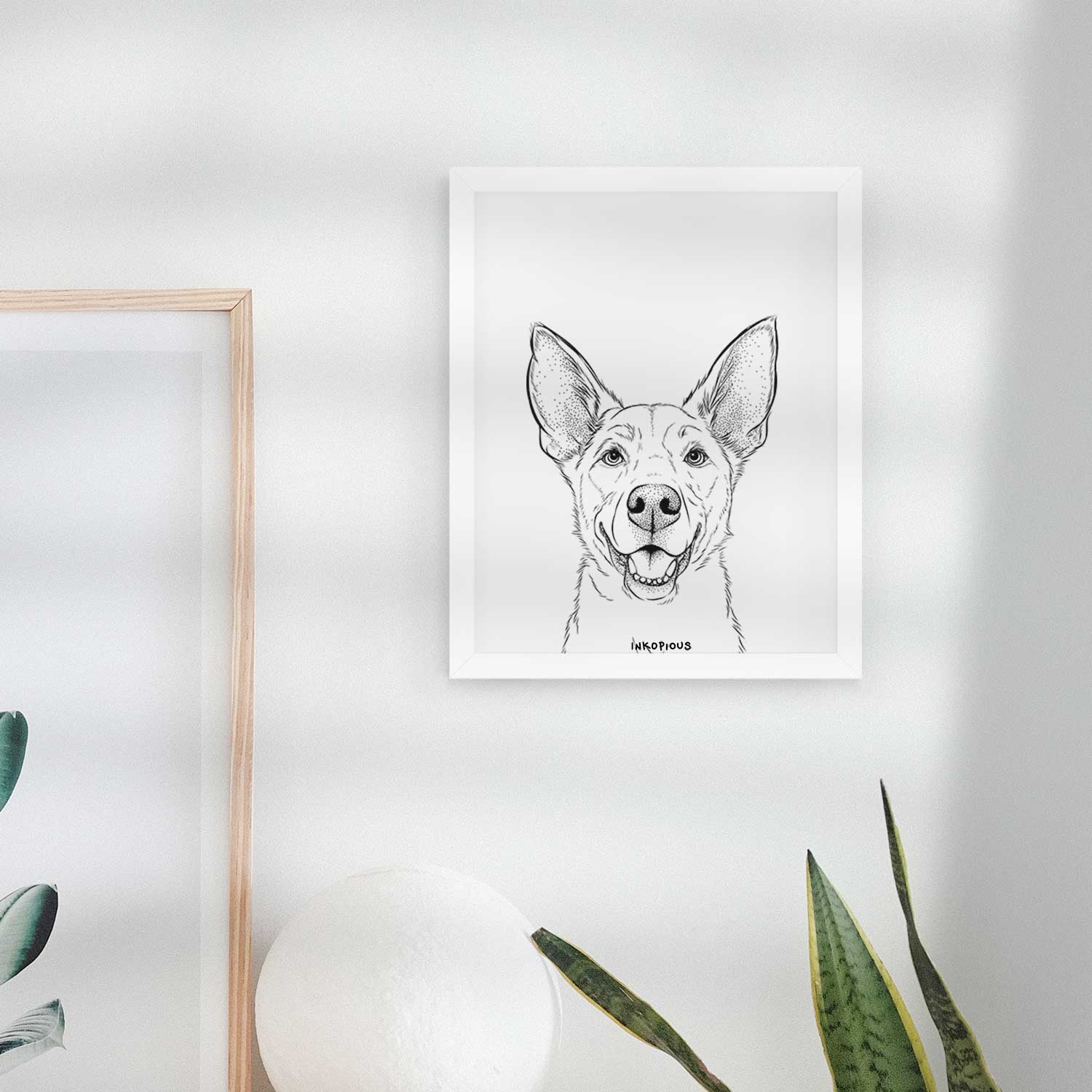 Rumley the Kelpie Mix Art Print