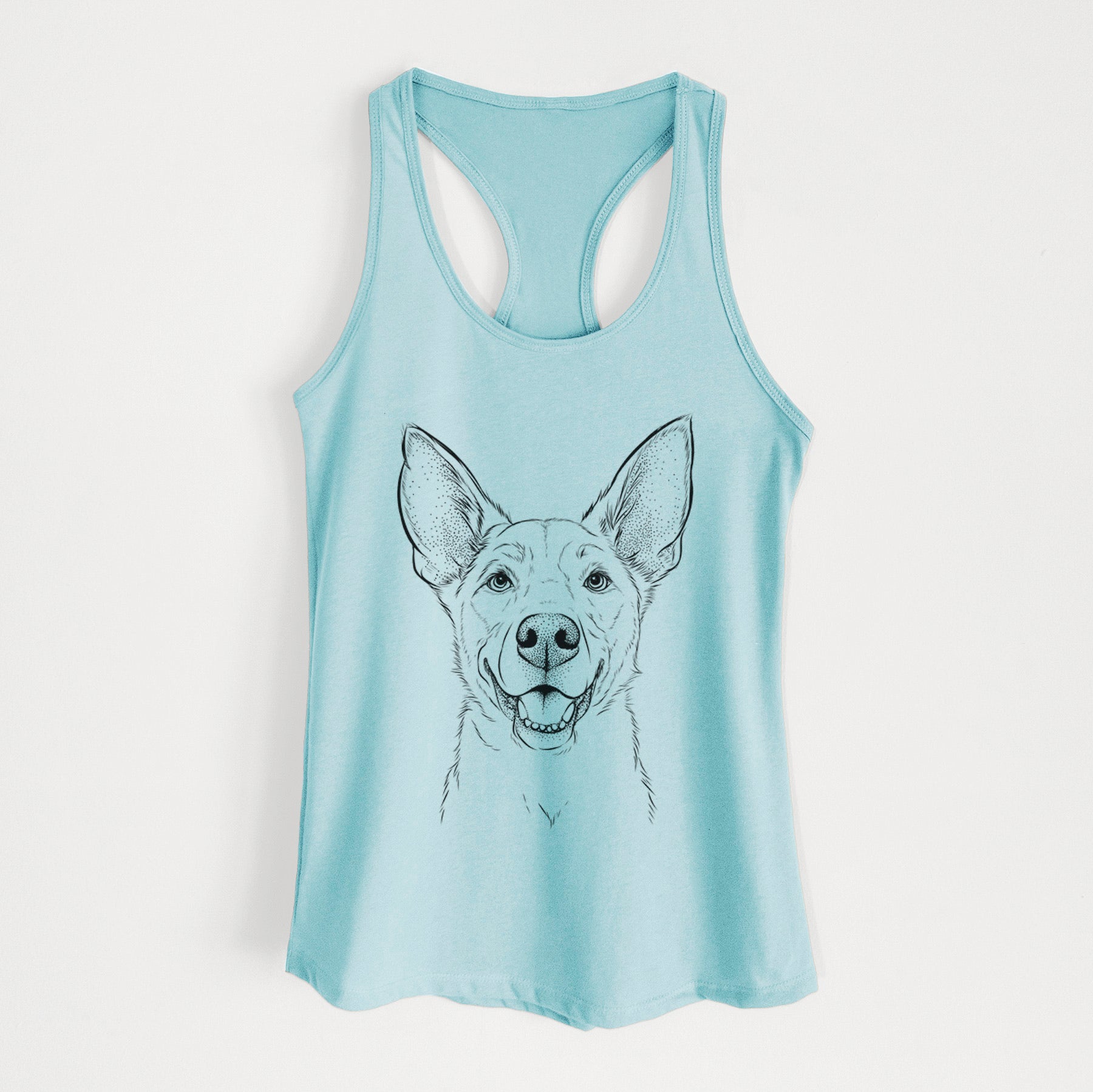 Rumley the Kelpie Mix - Women's Racerback Tanktop