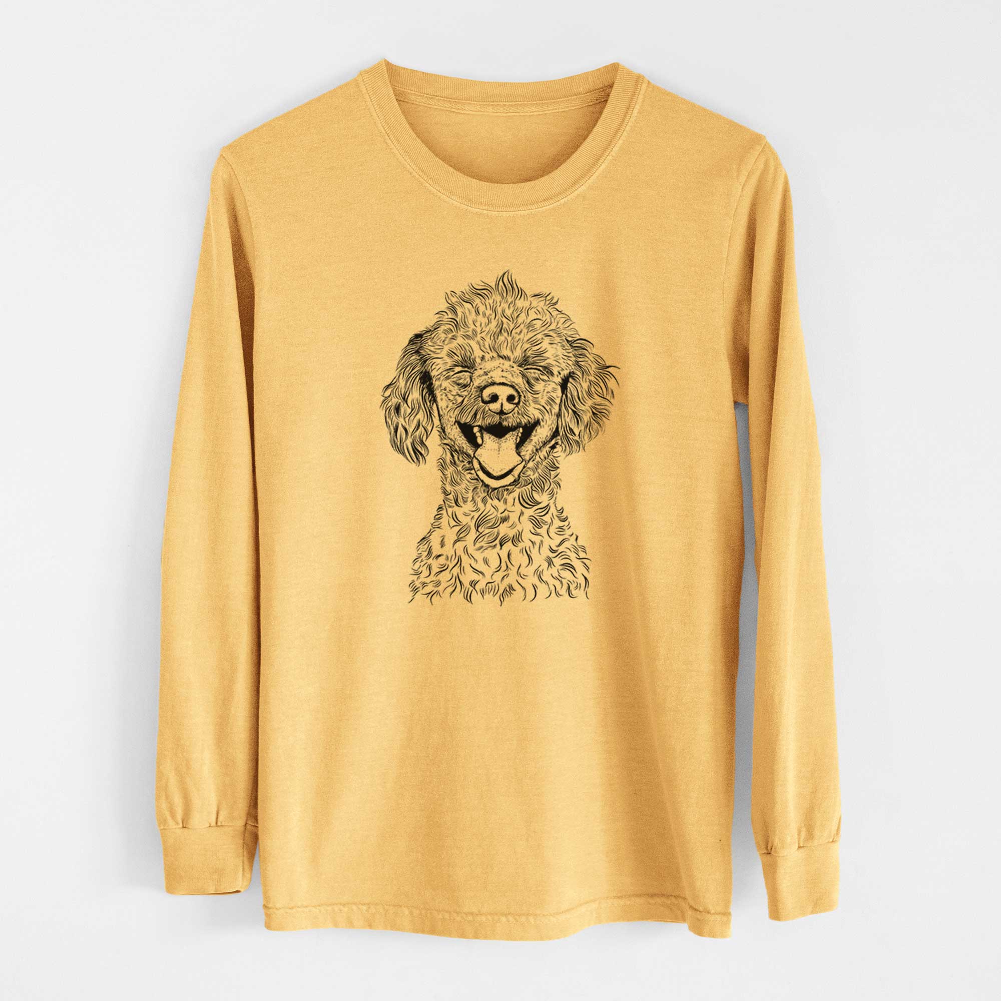 Bare Rusty the Toy Poodle - Heavyweight 100% Cotton Long Sleeve