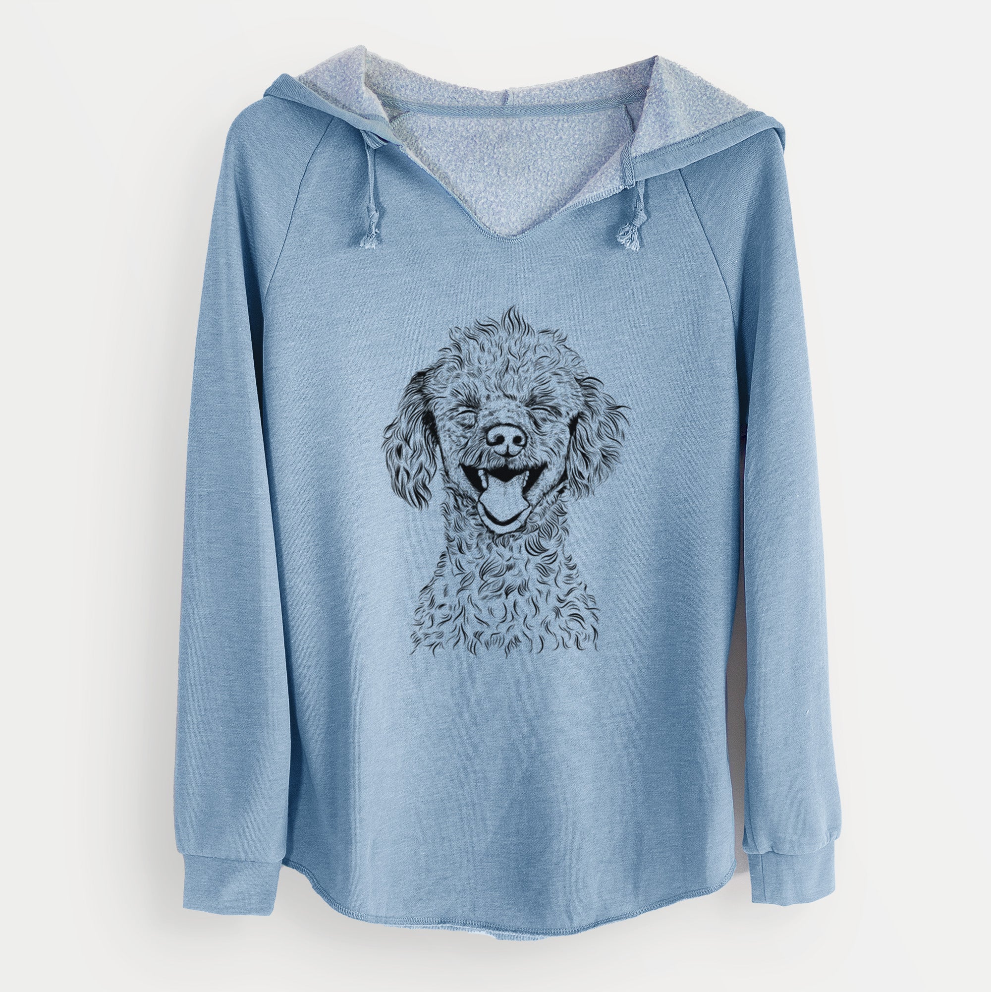 Bare Rusty the Toy Poodle - Cali Wave Hooded Sweatshirt