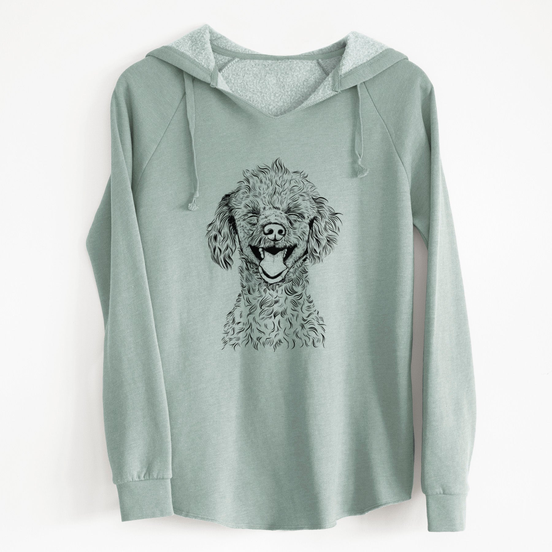 Bare Rusty the Toy Poodle - Cali Wave Hooded Sweatshirt