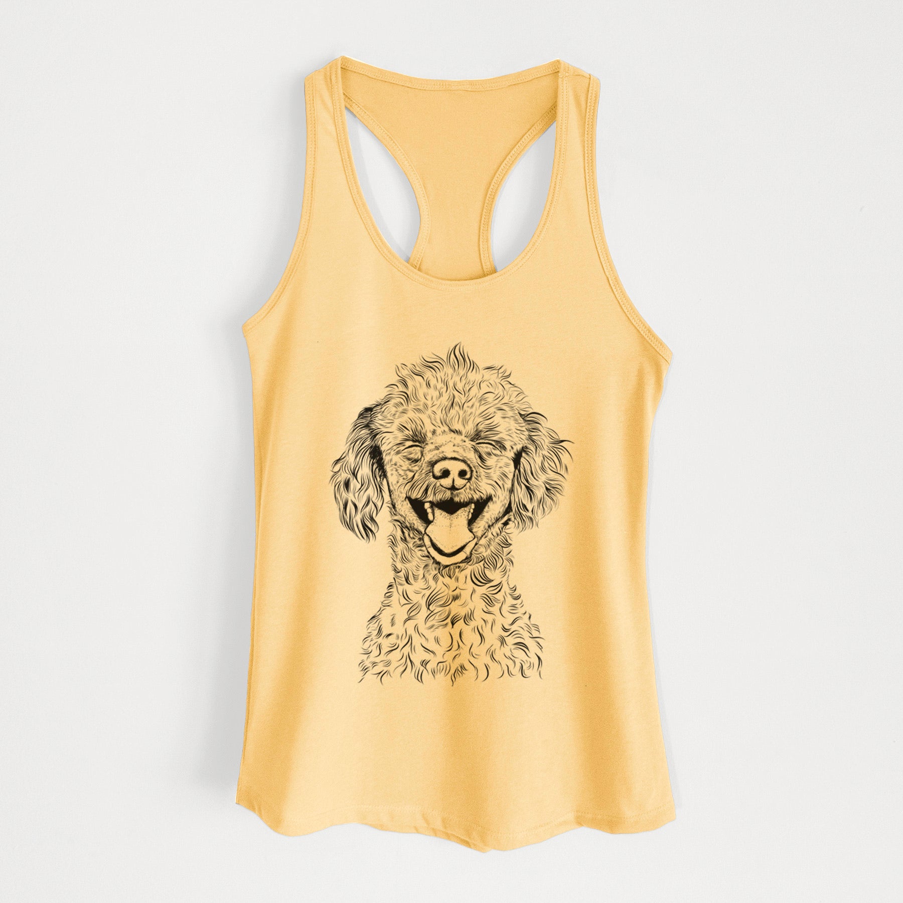 Rusty the Toy Poodle - Women's Racerback Tanktop