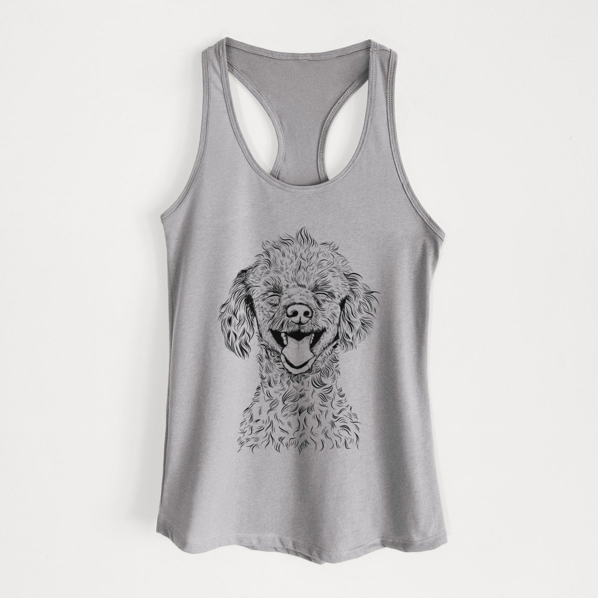 Rusty the Toy Poodle - Women&#39;s Racerback Tanktop