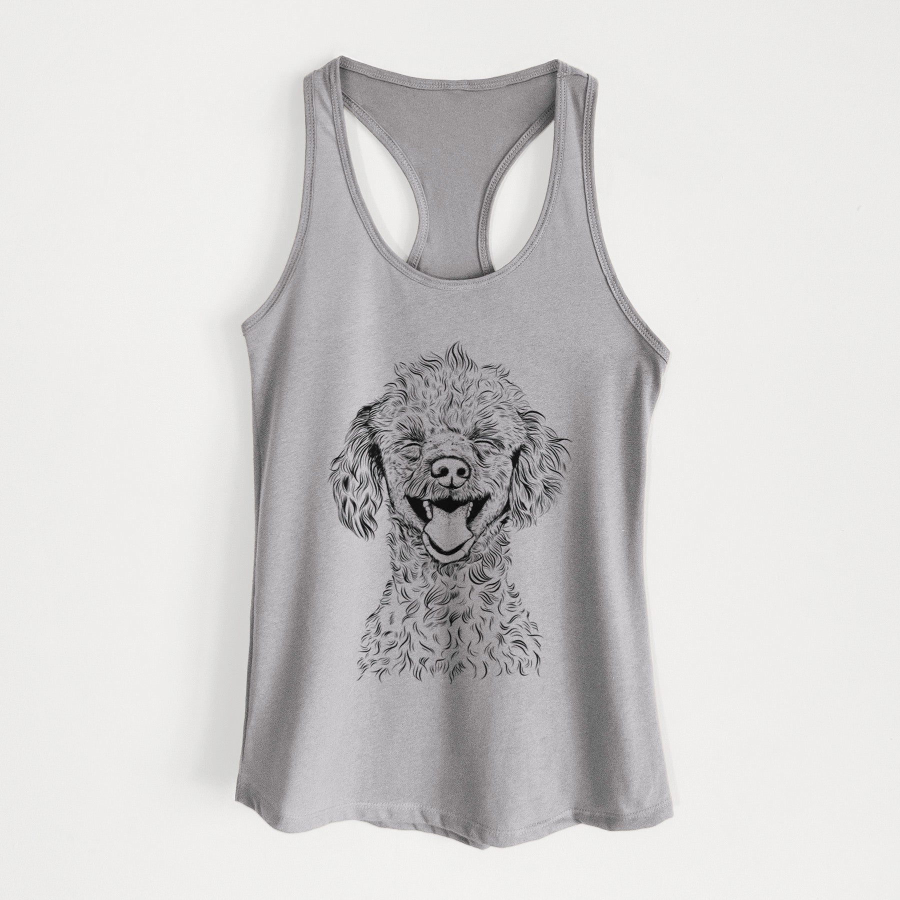 Rusty the Toy Poodle - Women's Racerback Tanktop