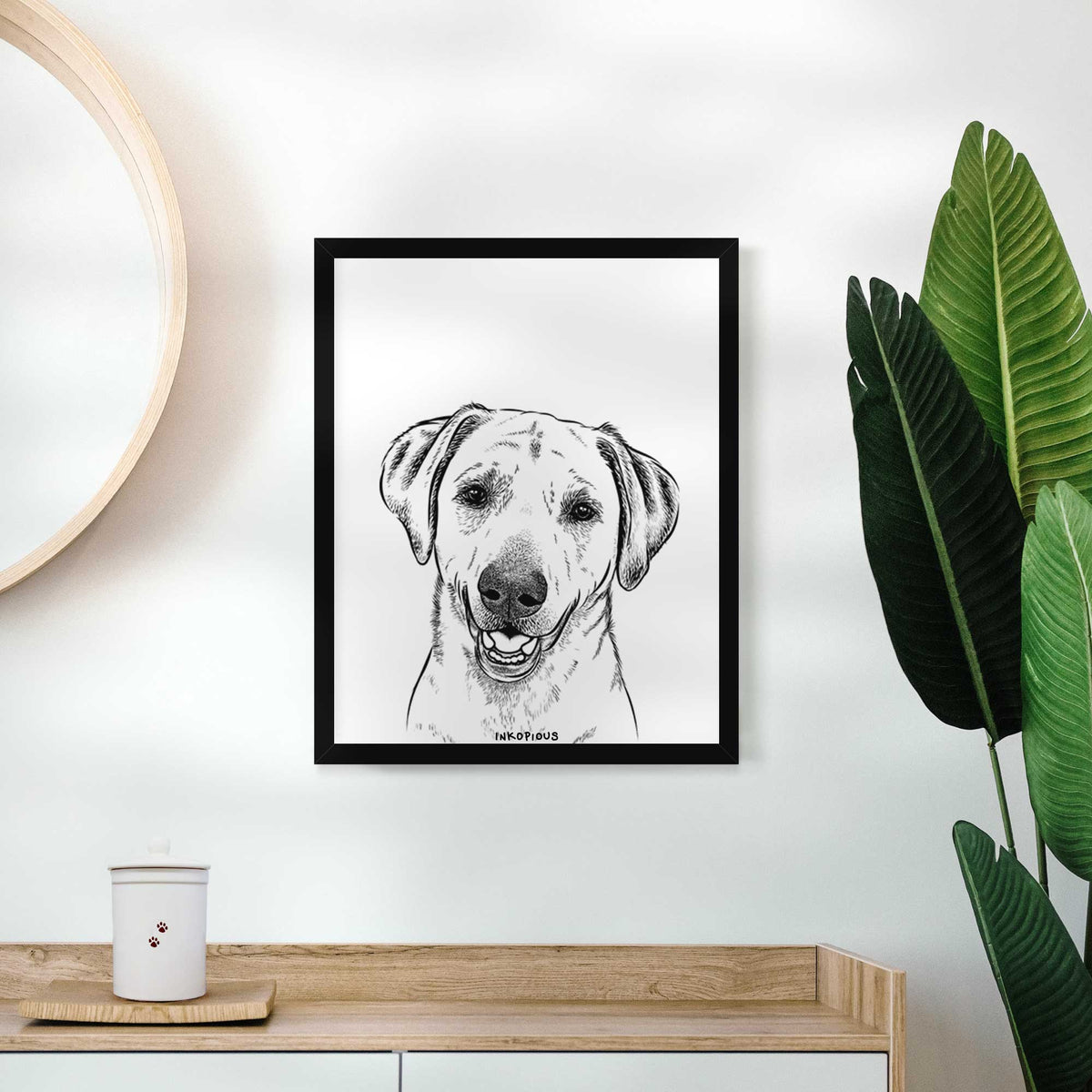 Rusty the Labrador Retriever Art Print
