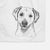 Rusty the Labrador Retriever Decorative Hand Towel