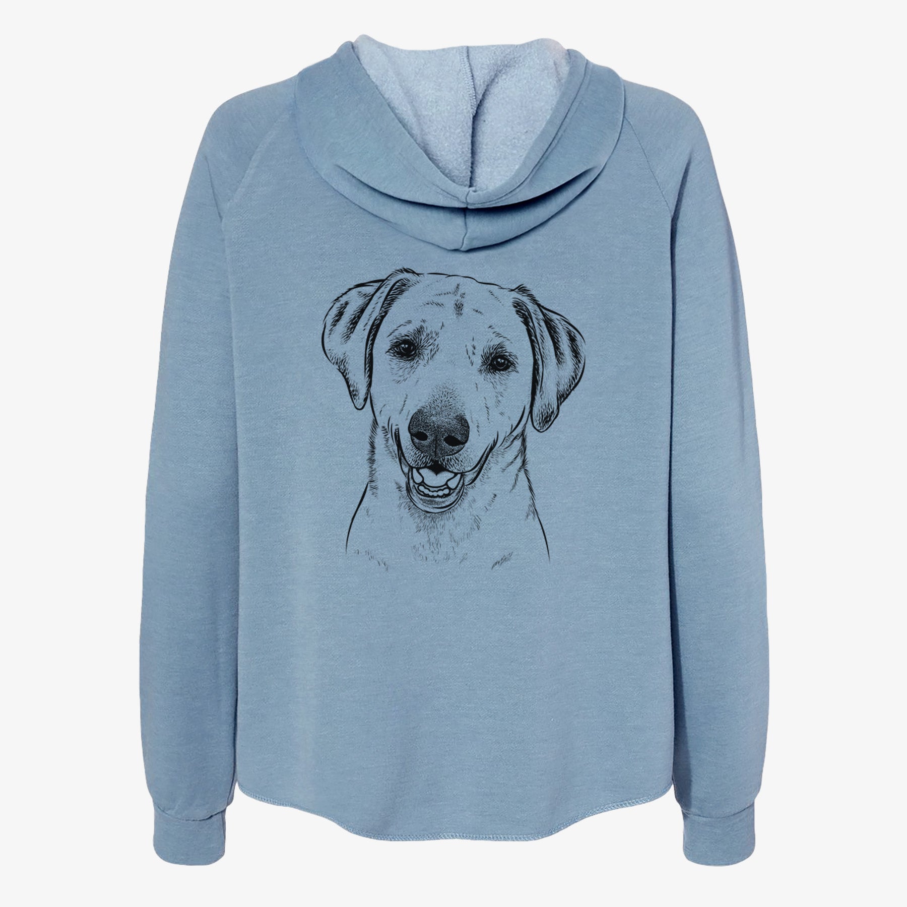 Rusty the Labrador Retriever - Women's Cali Wave Zip-Up Sweatshirt