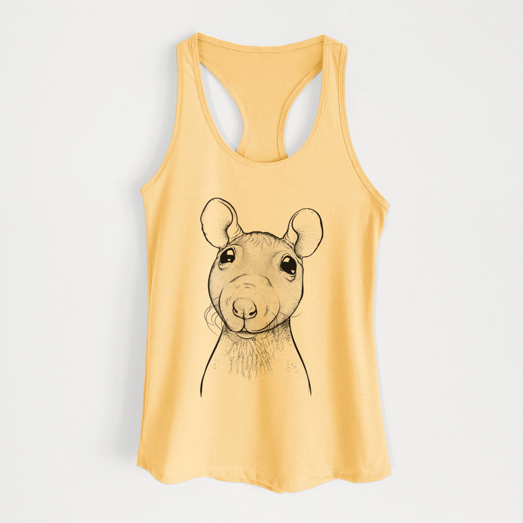 Ruthie the Hairless Rat - Women's Racerback Tanktop