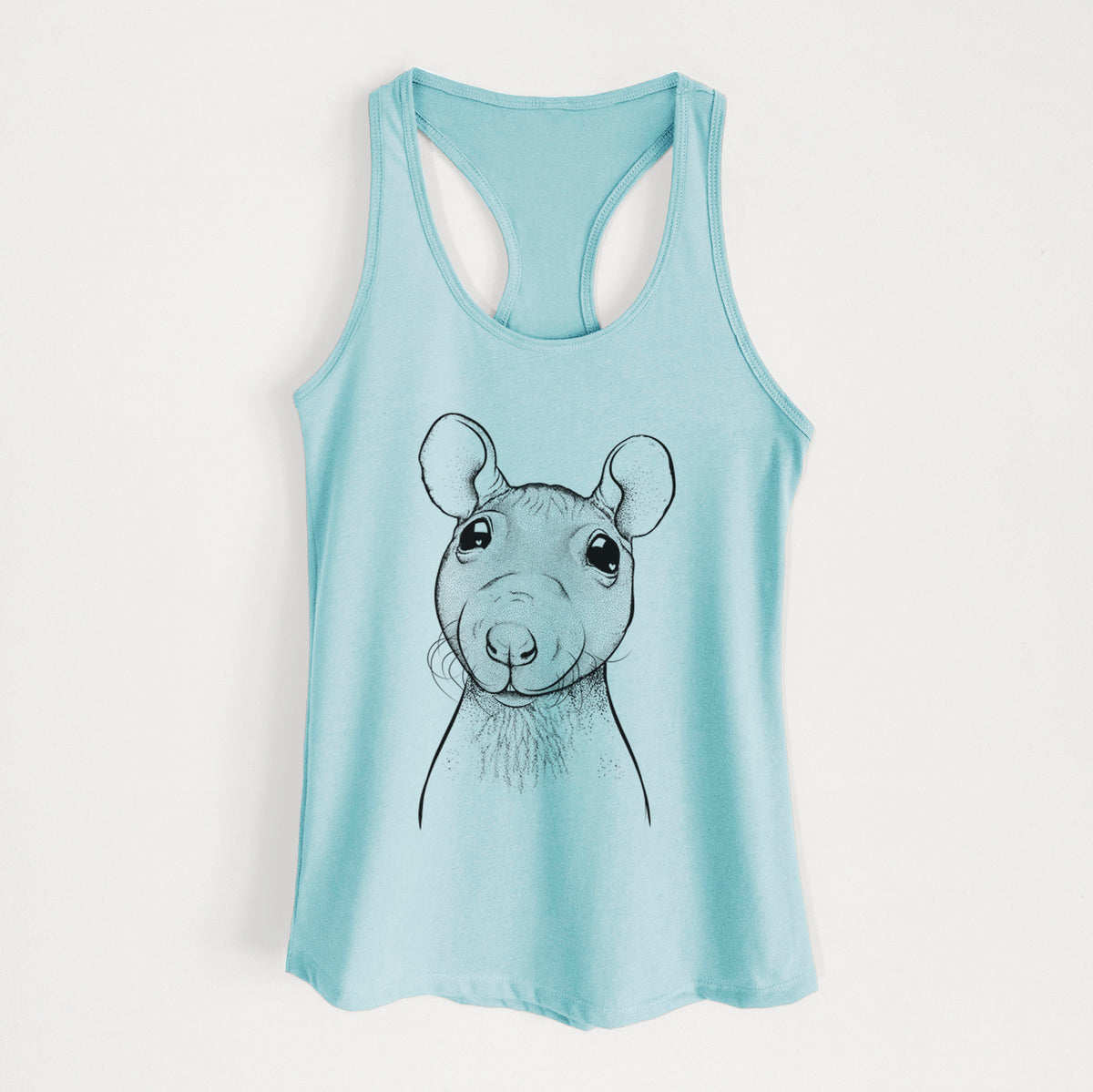 Ruthie the Hairless Rat - Women's Racerback Tanktop