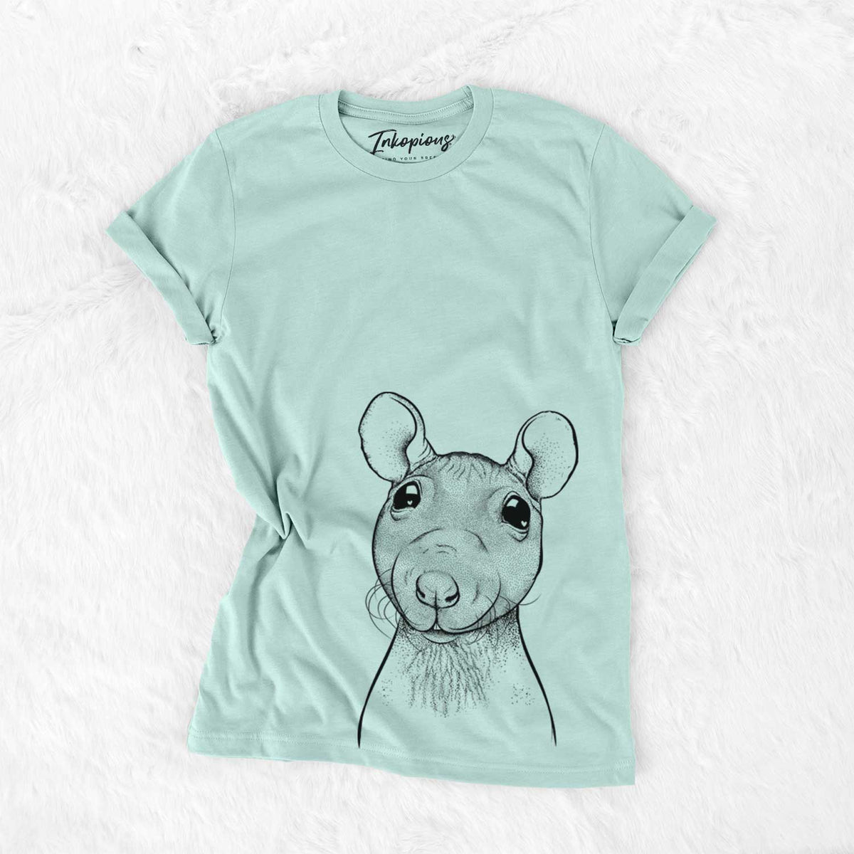Bare Ruthie the Hairless Rat - Unisex Crewneck