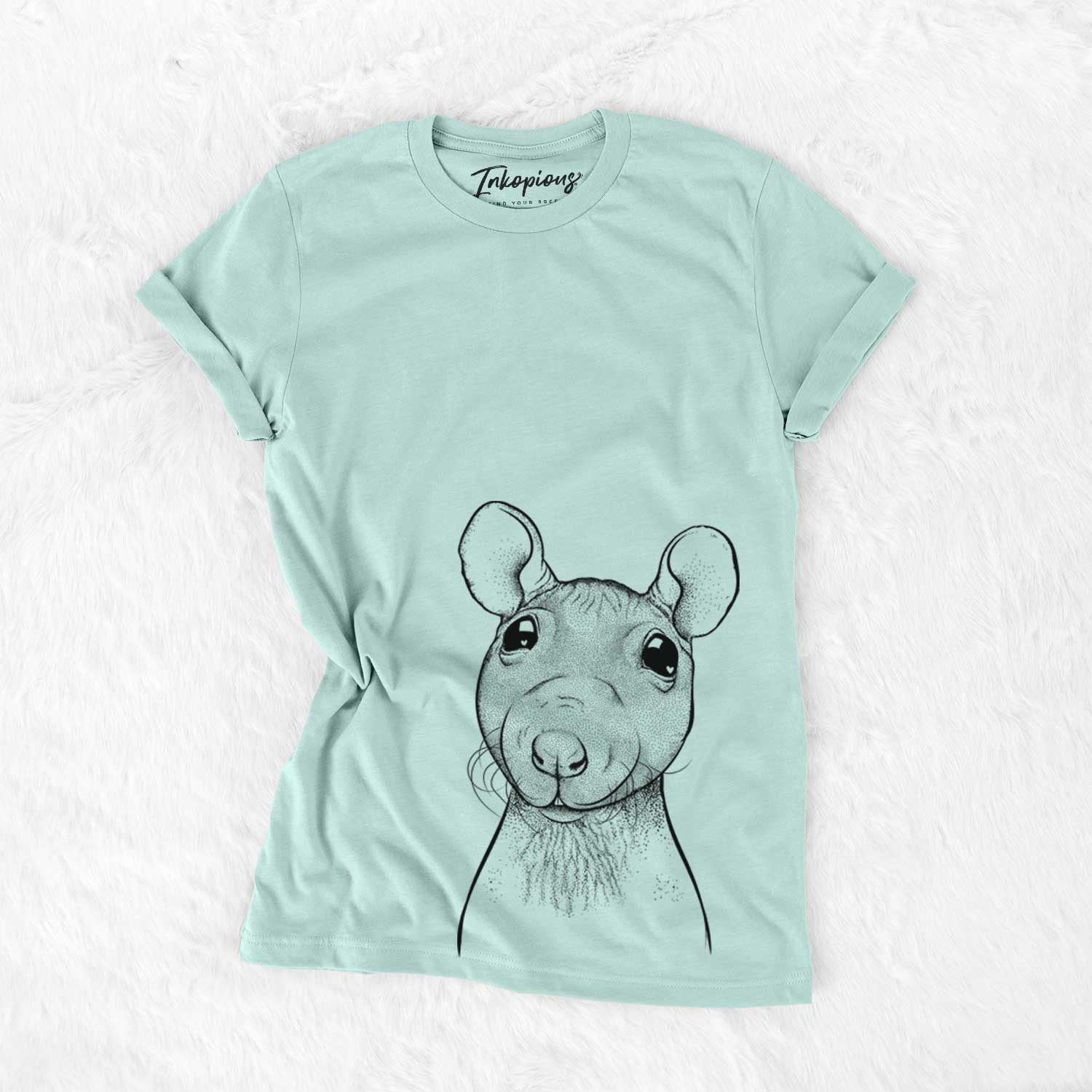 Bare Ruthie the Hairless Rat - Unisex Crewneck