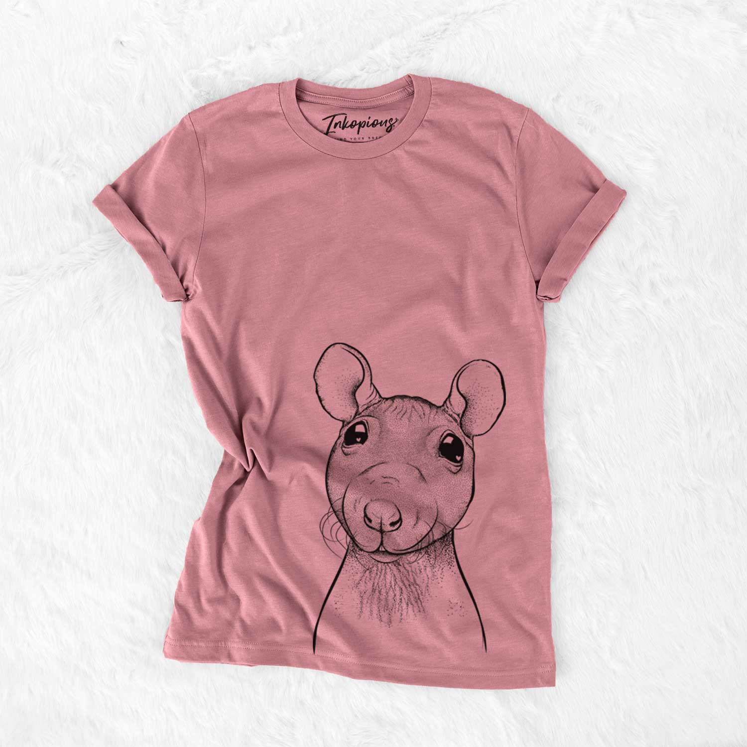 Bare Ruthie the Hairless Rat - Unisex Crewneck