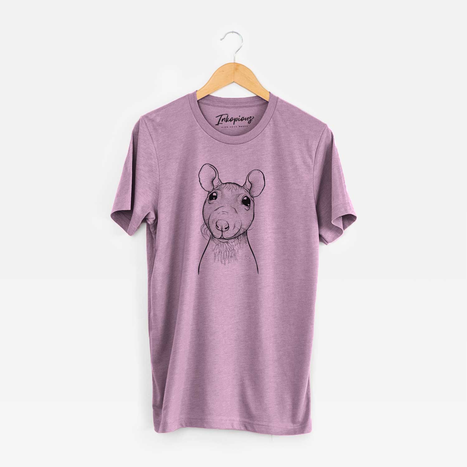 Bare Ruthie the Hairless Rat - Unisex Crewneck