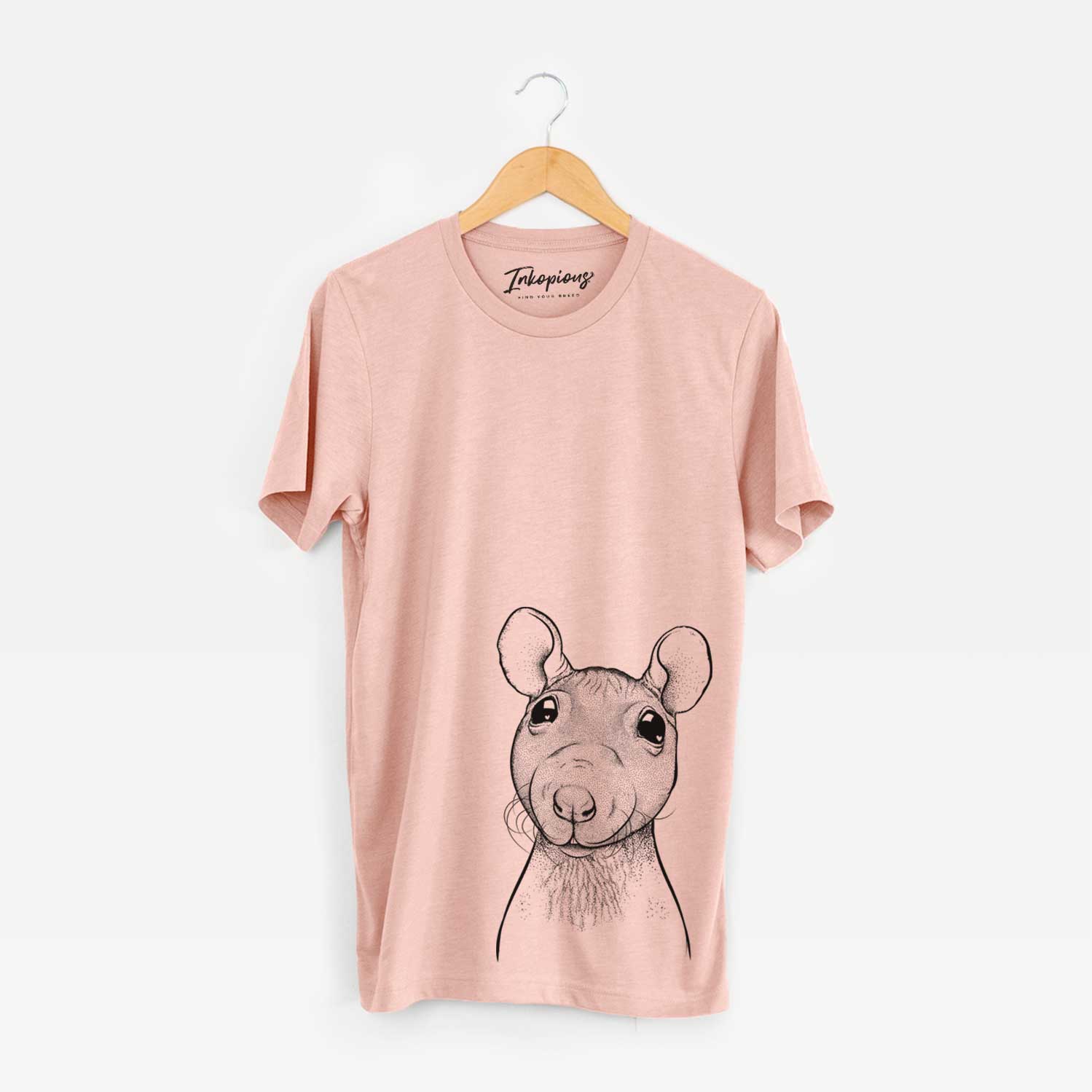 Bare Ruthie the Hairless Rat - Unisex Crewneck