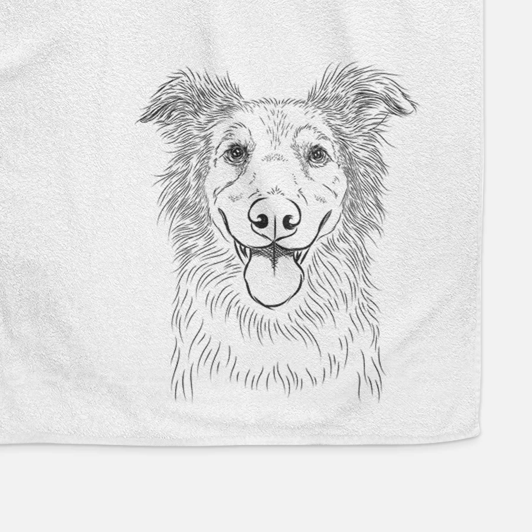 Ruxtin the Mixed Breed Decorative Hand Towel