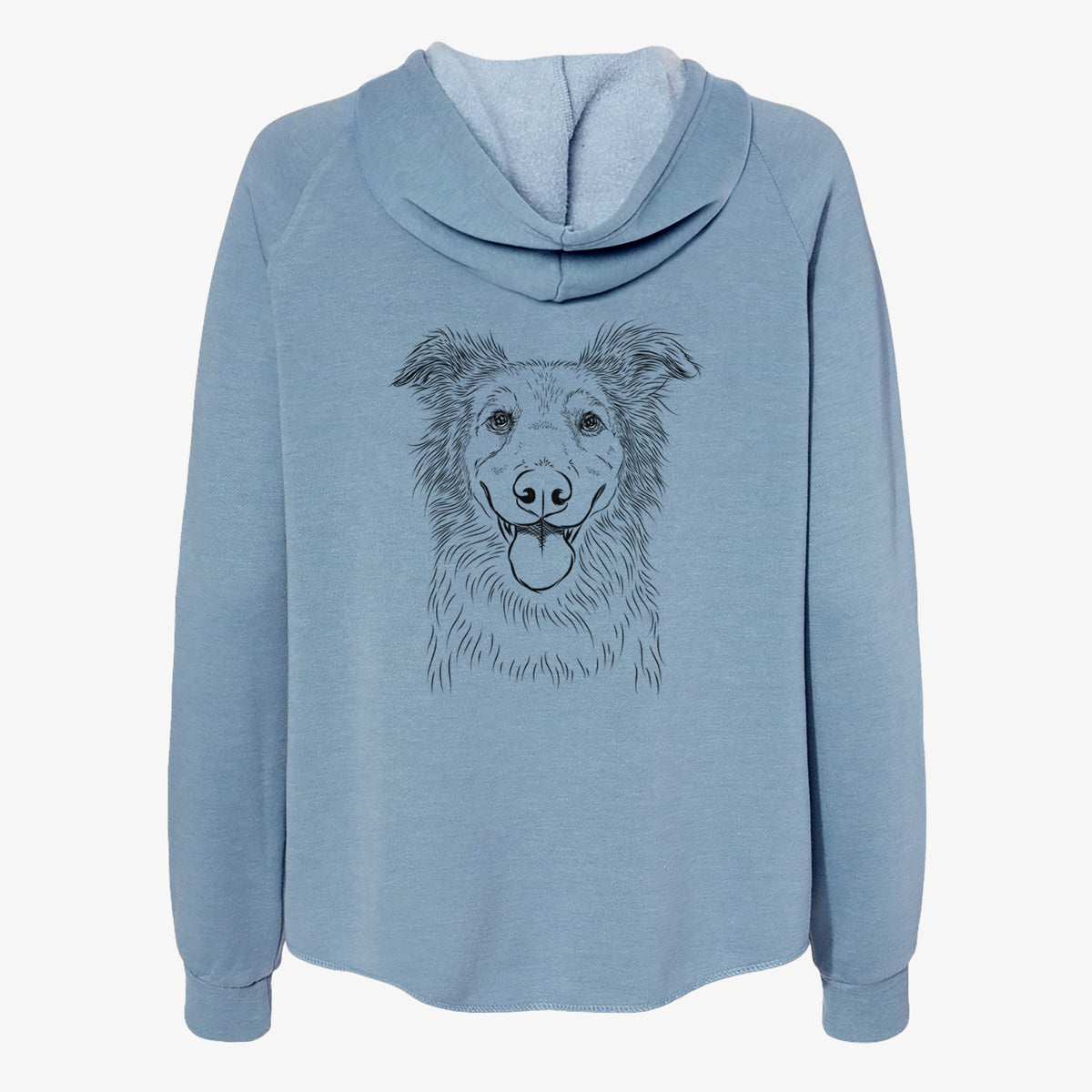 Ruxtin the Mixed Breed - Women's Cali Wave Zip-Up Sweatshirt