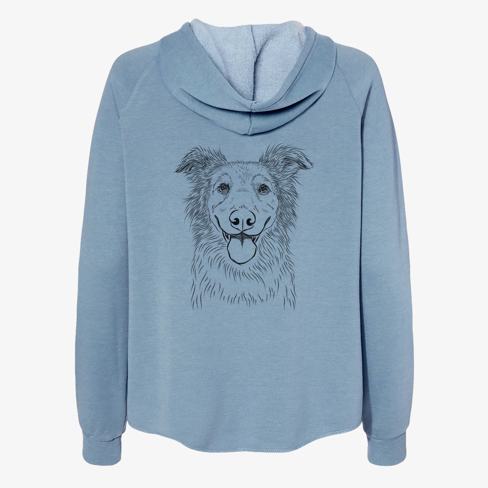 Ruxtin the Mixed Breed - Women's Cali Wave Zip-Up Sweatshirt