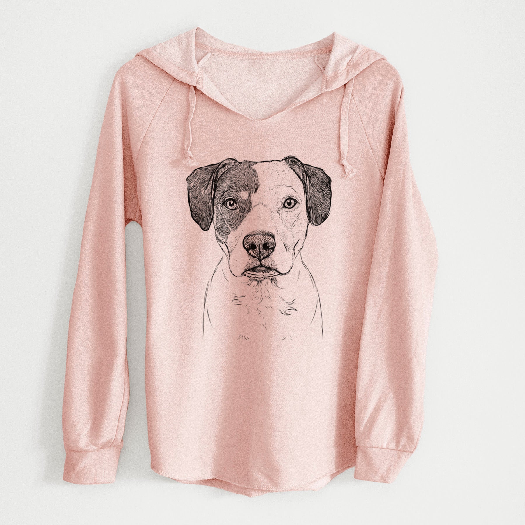 Bare Ryleigh the Beagle Pitbull Mix - Cali Wave Hooded Sweatshirt