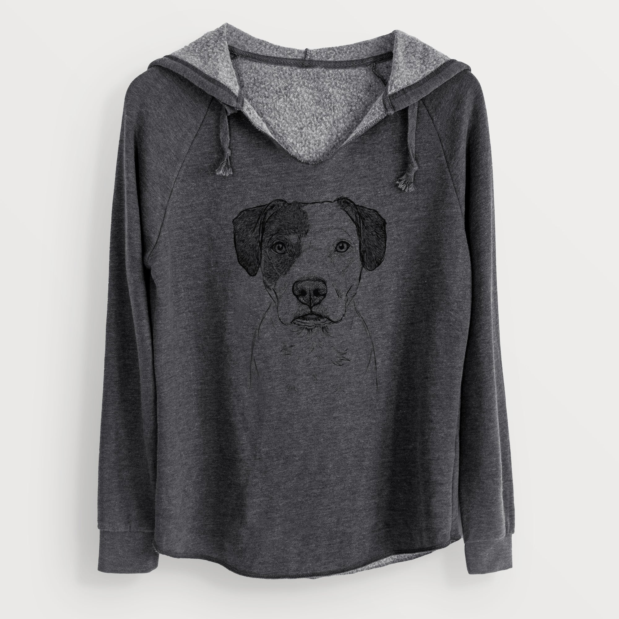 Bare Ryleigh the Beagle Pitbull Mix - Cali Wave Hooded Sweatshirt