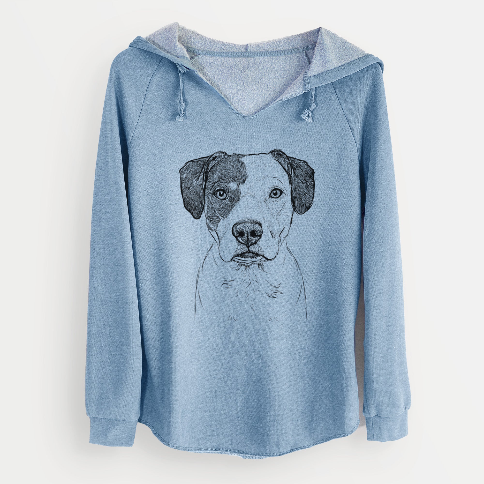 Bare Ryleigh the Beagle Pitbull Mix - Cali Wave Hooded Sweatshirt