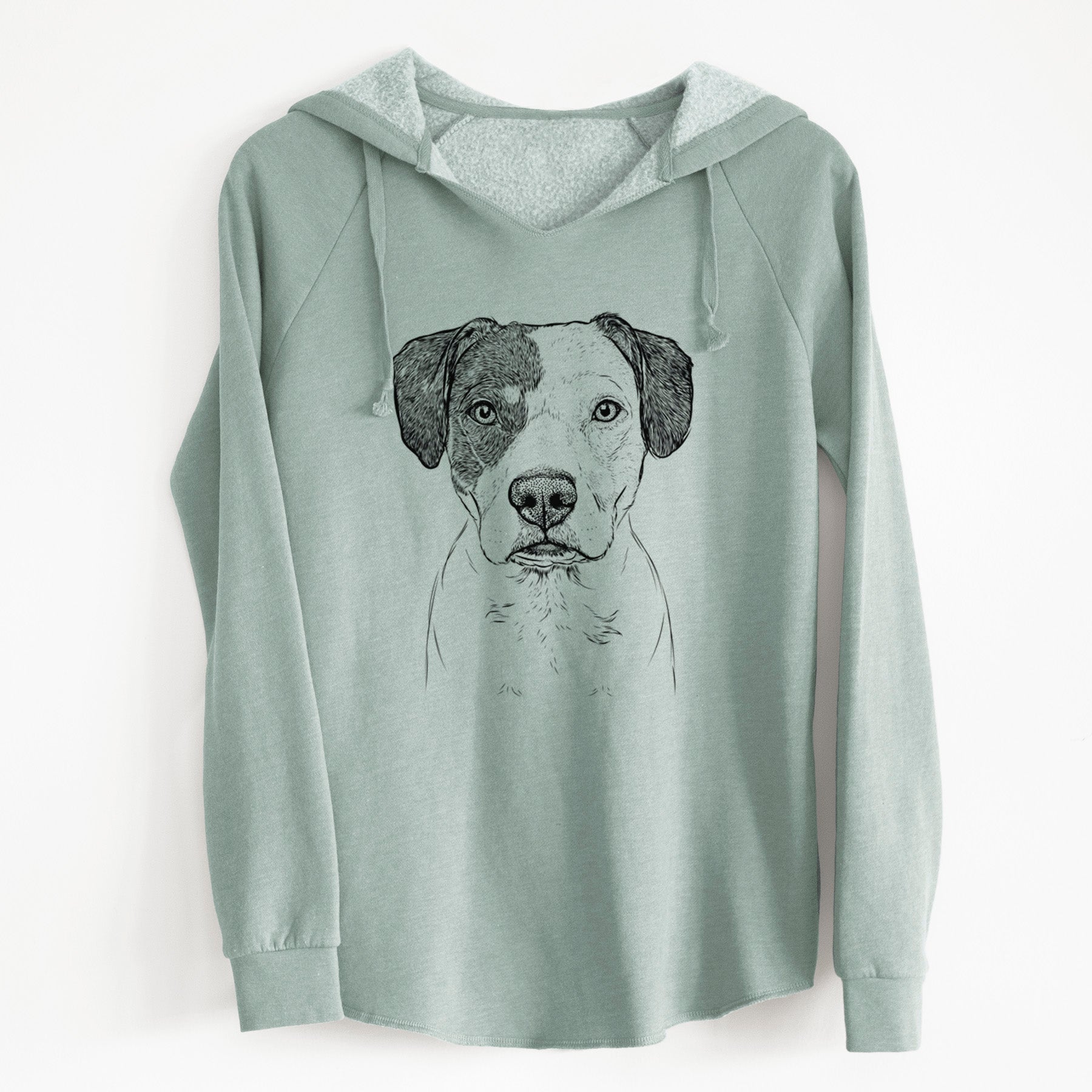 Bare Ryleigh the Beagle Pitbull Mix - Cali Wave Hooded Sweatshirt