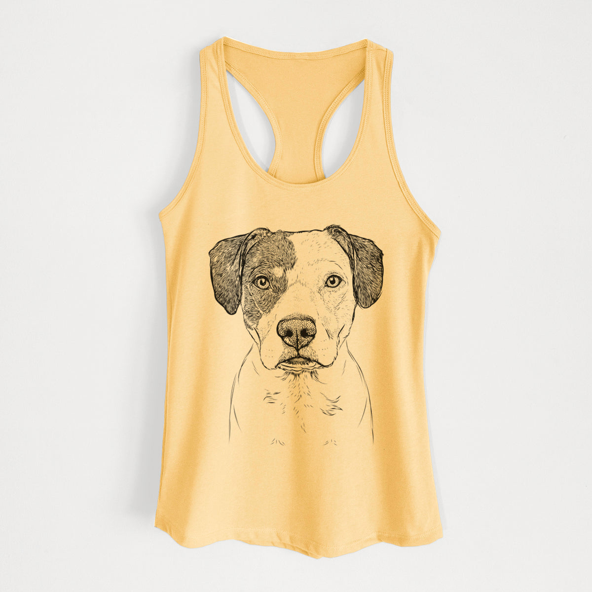Ryleigh the Beagle Pitbull Mix - Women's Racerback Tanktop