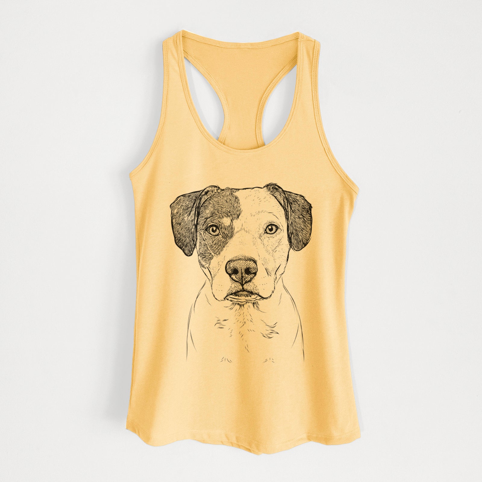 Ryleigh the Beagle Pitbull Mix - Women's Racerback Tanktop