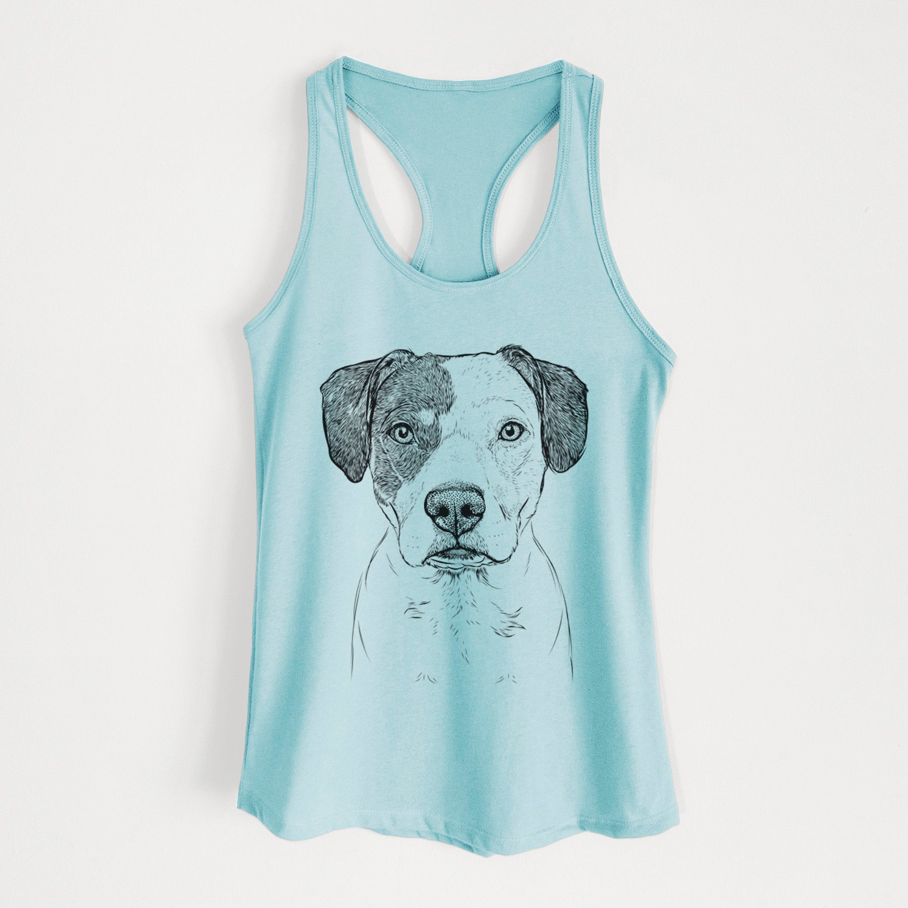 Ryleigh the Beagle Pitbull Mix - Women's Racerback Tanktop