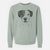 Bare Ryleigh the Beagle Pitbull Mix - Unisex Pigment Dyed Crew Sweatshirt