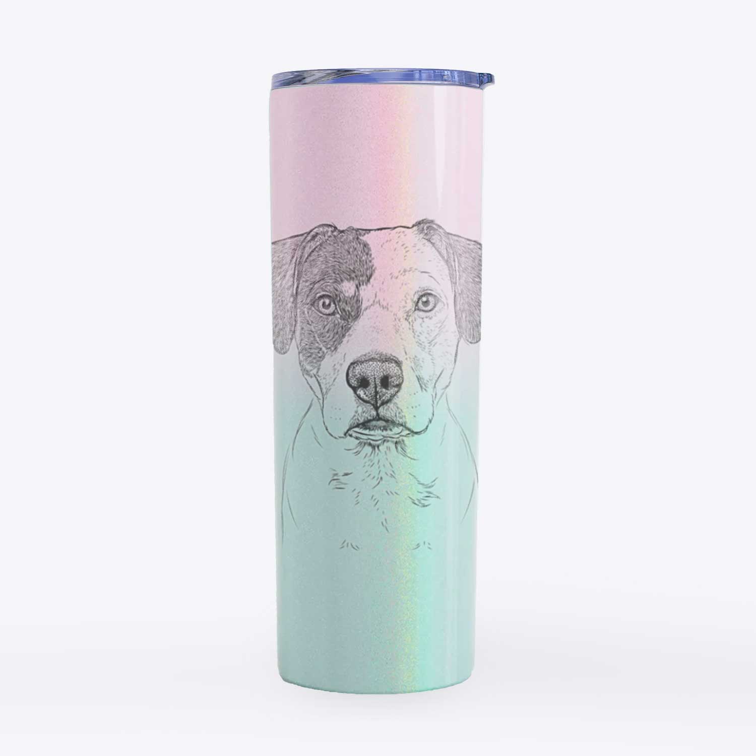 Ryleigh the Beagle Pitbull Mix - 20oz Skinny Tumbler