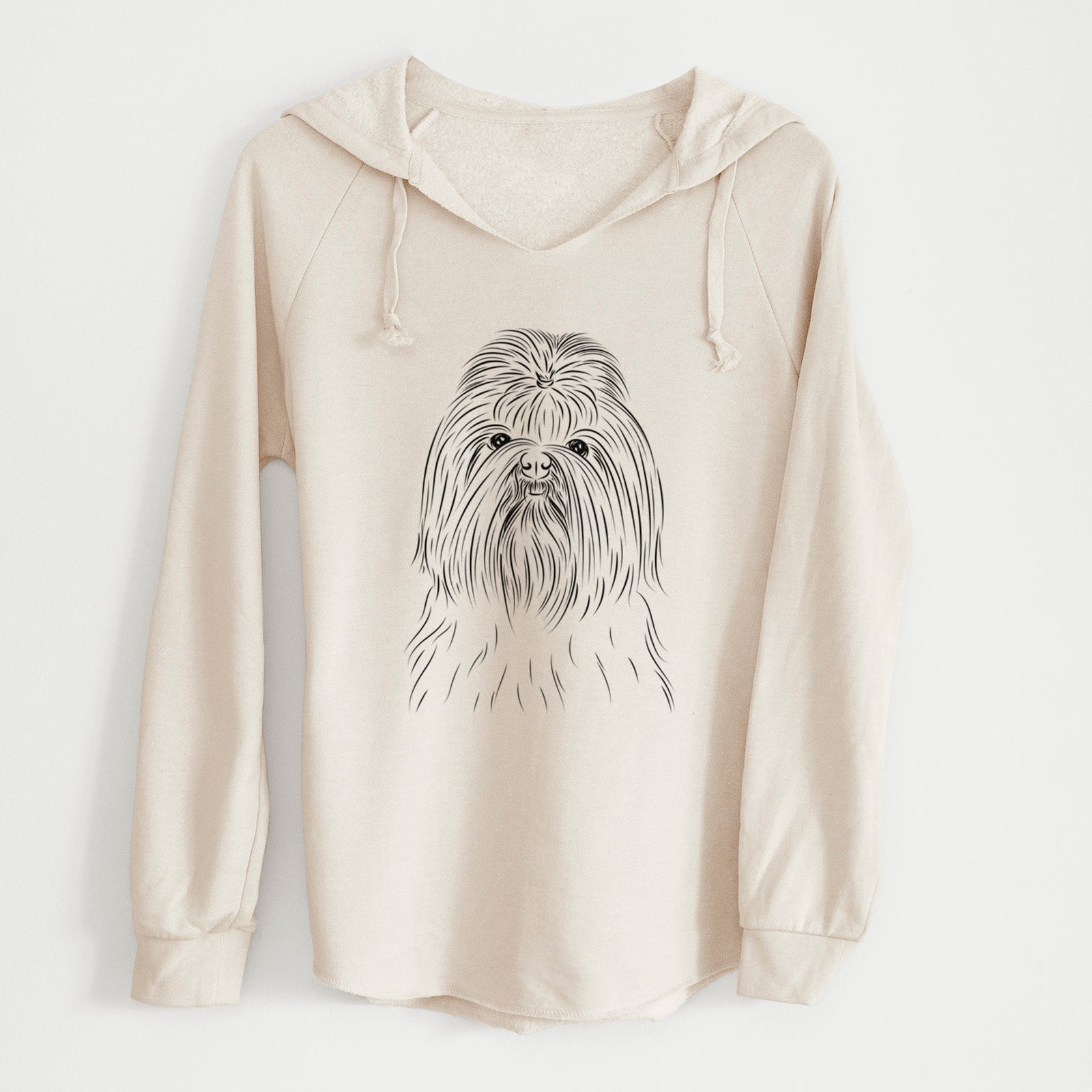 Bare Sabine the Shih Tzu - Cali Wave Hooded Sweatshirt
