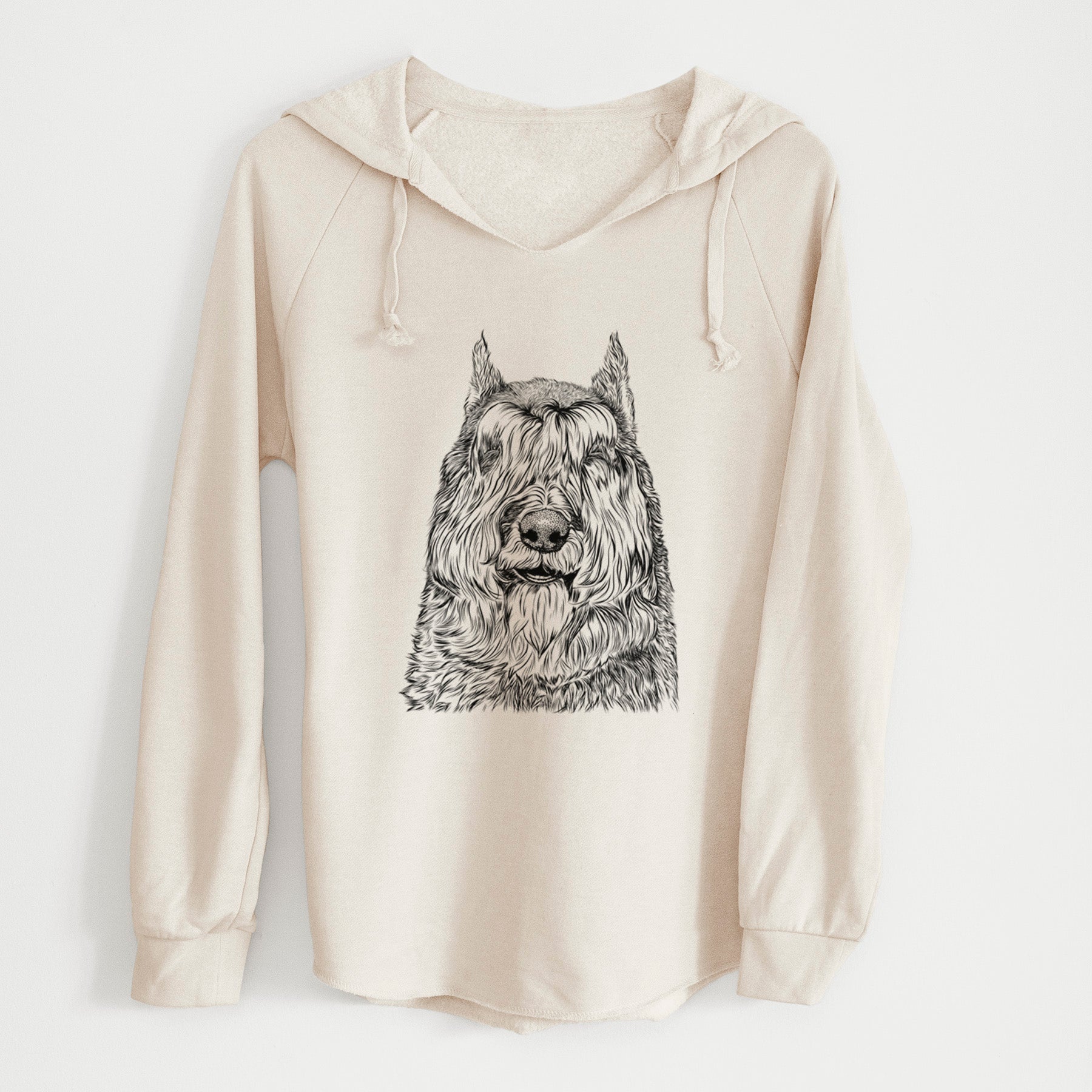 Bare Sabre the Bouvier Des Flandres - Cali Wave Hooded Sweatshirt