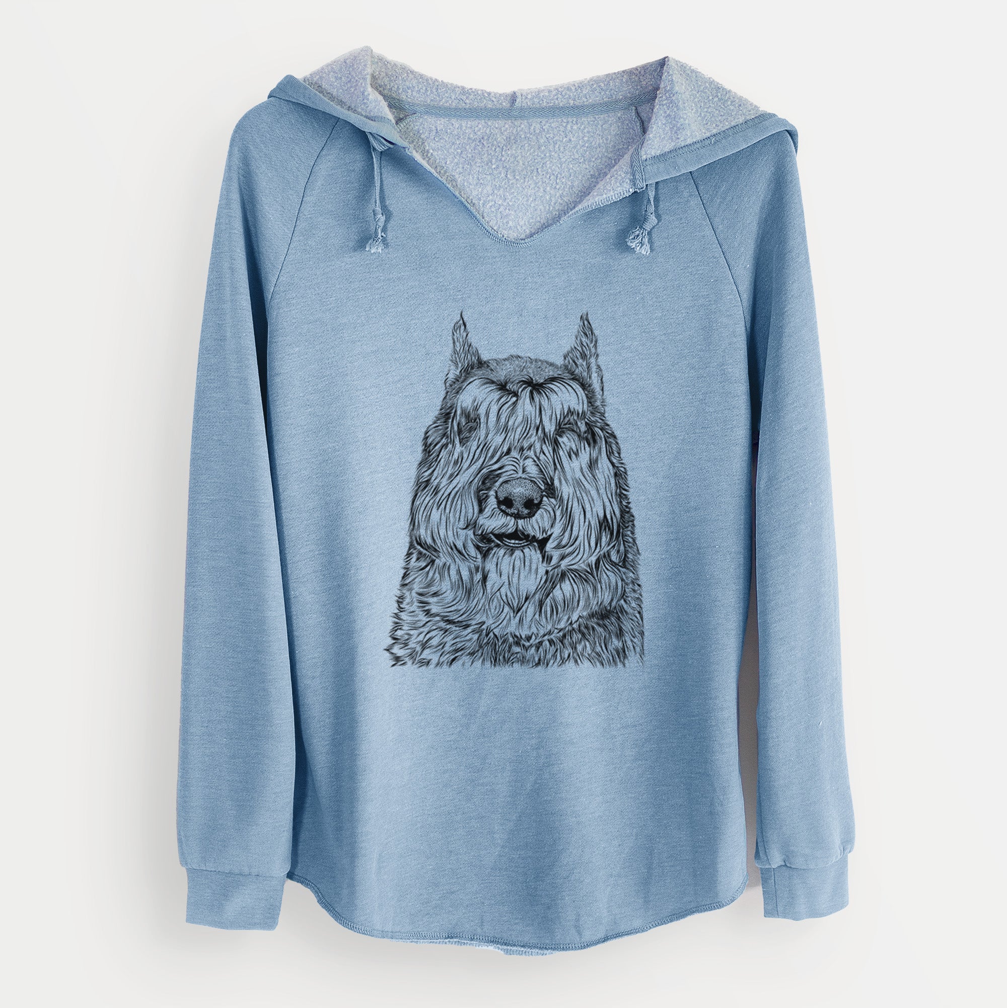 Bare Sabre the Bouvier Des Flandres - Cali Wave Hooded Sweatshirt