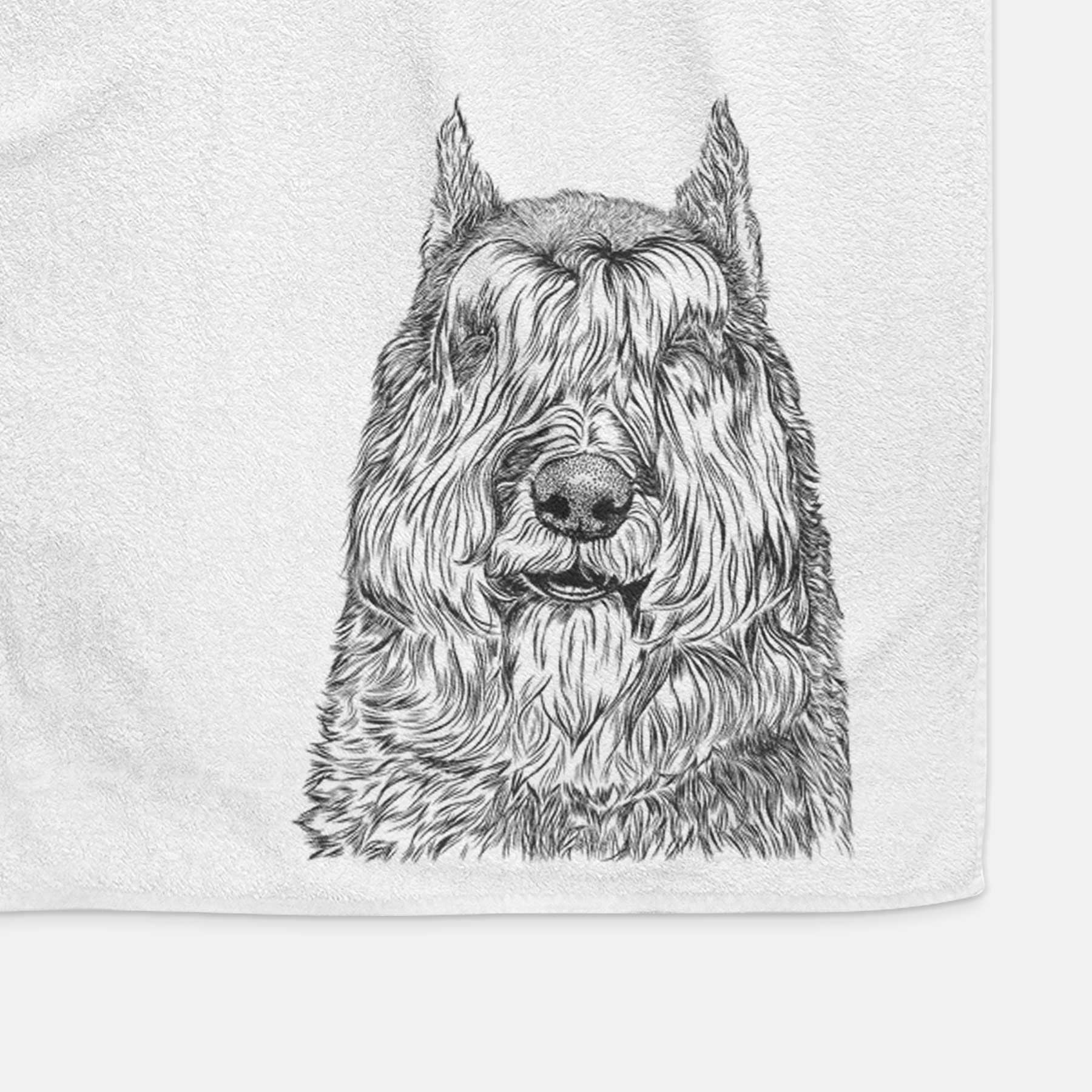 Sabre the Bouvier Des Flandres Decorative Hand Towel