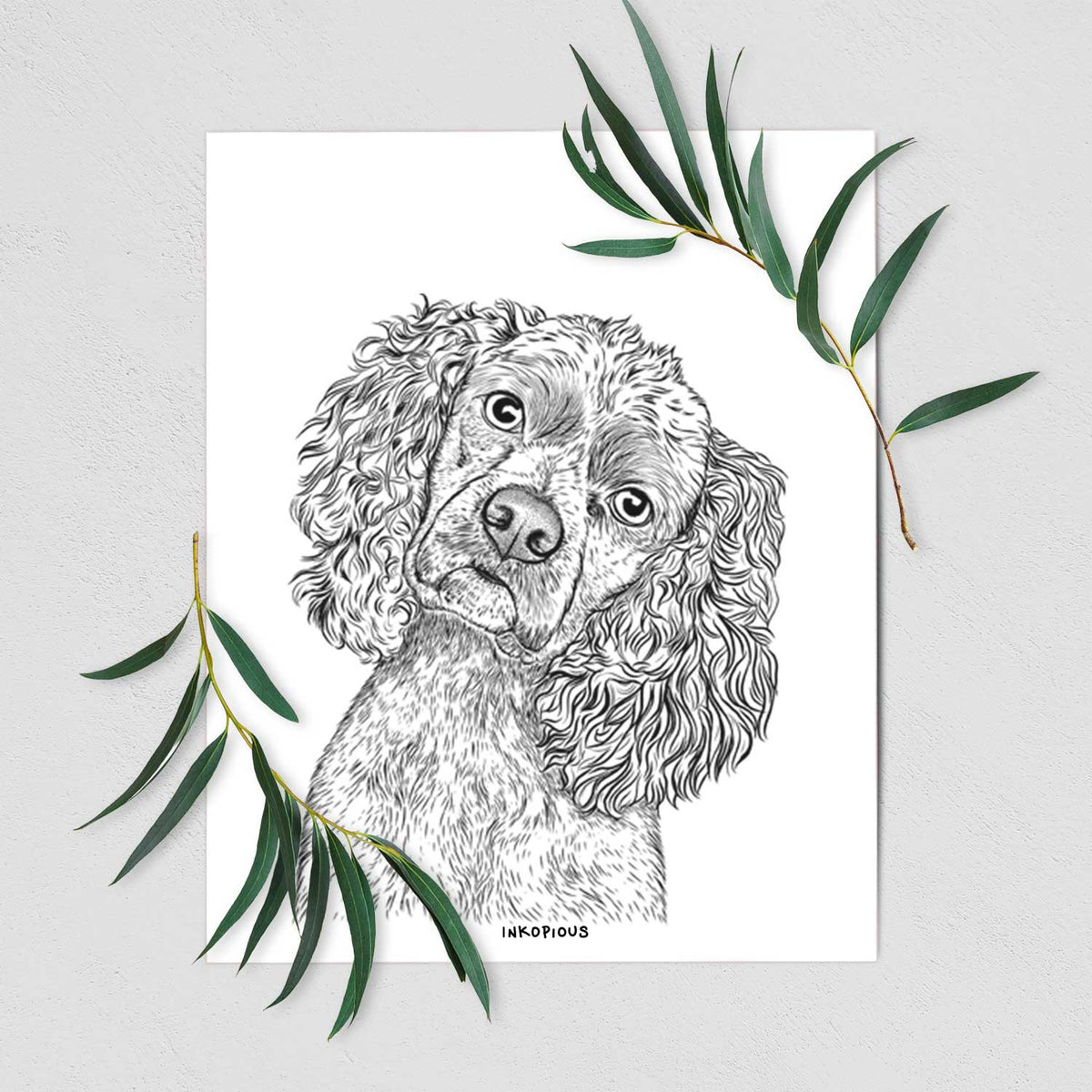 Sadie the Cocker Spaniel Art Print