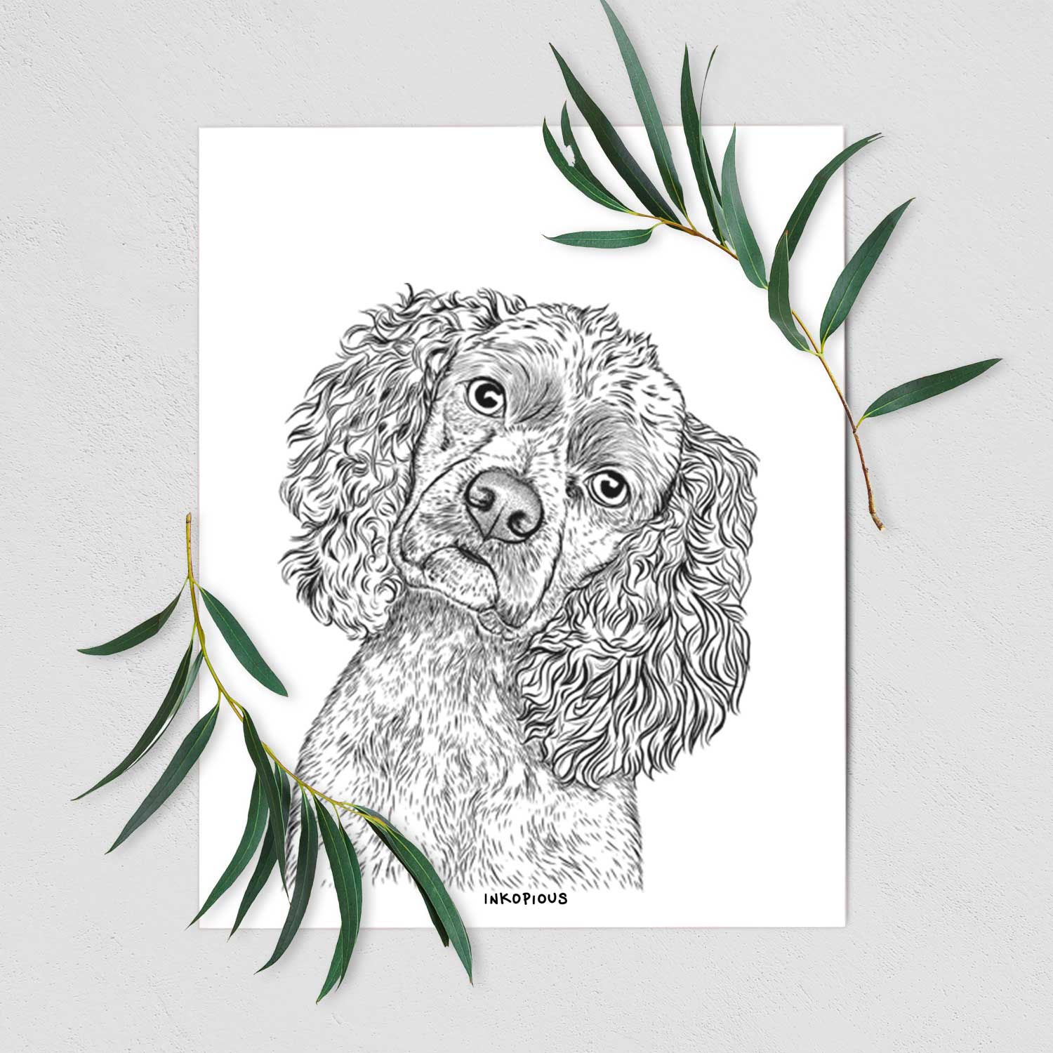 Sadie the Cocker Spaniel Art Print