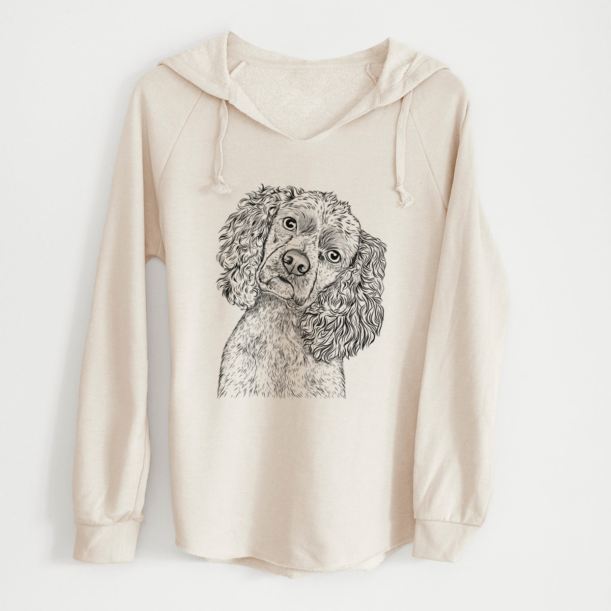 Bare Sadie the Cocker Spaniel - Cali Wave Hooded Sweatshirt