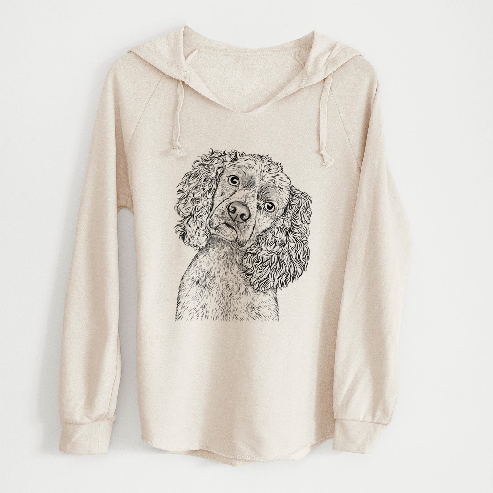 Bare Sadie the Cocker Spaniel - Cali Wave Hooded Sweatshirt