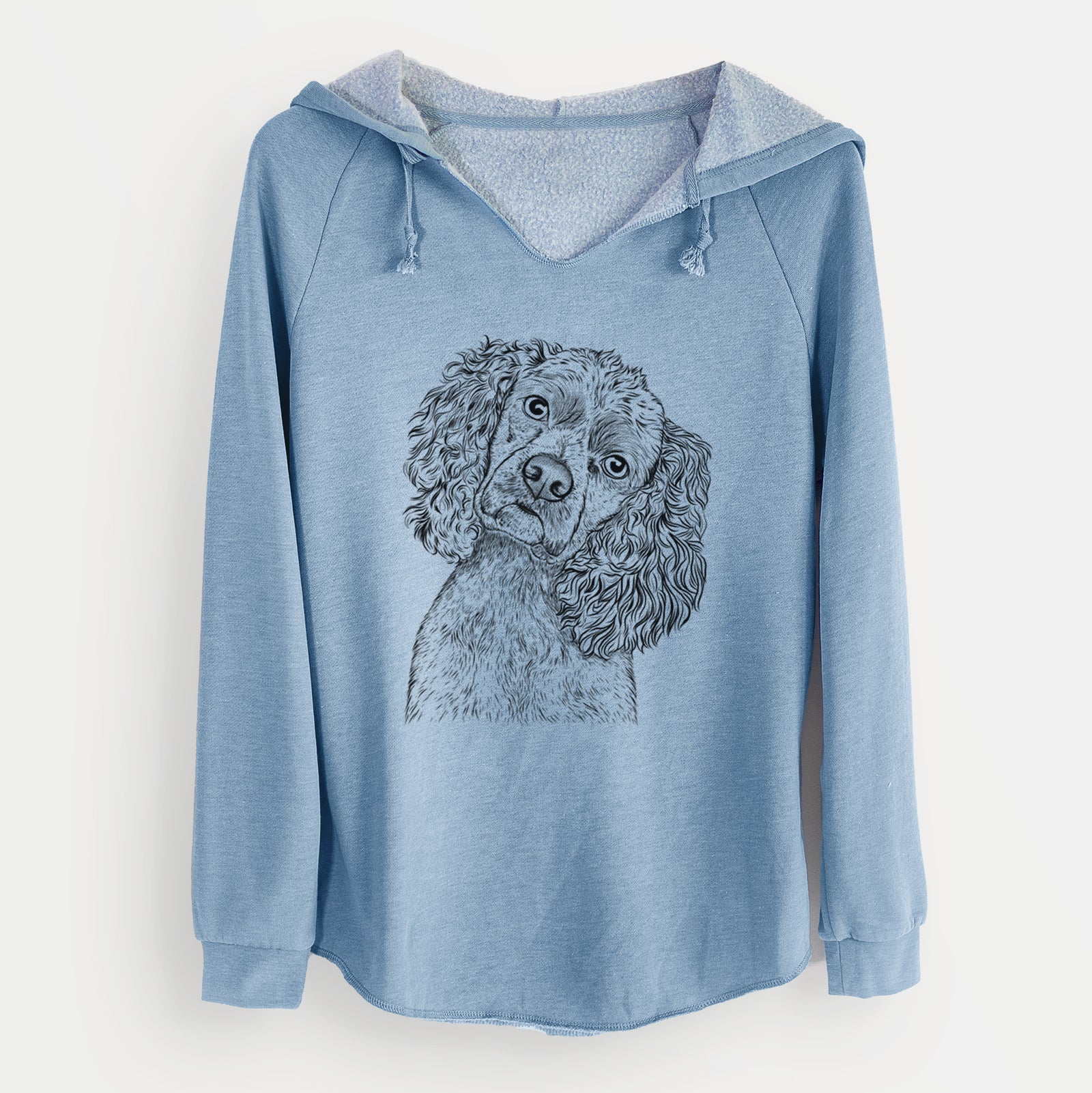 Bare Sadie the Cocker Spaniel - Cali Wave Hooded Sweatshirt