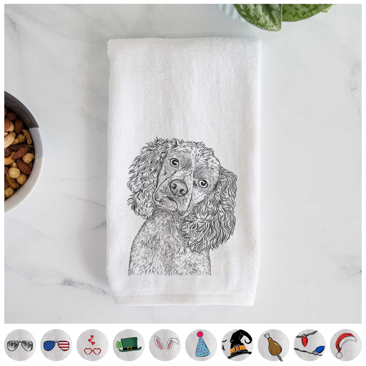 Sadie the Cocker Spaniel Decorative Hand Towel