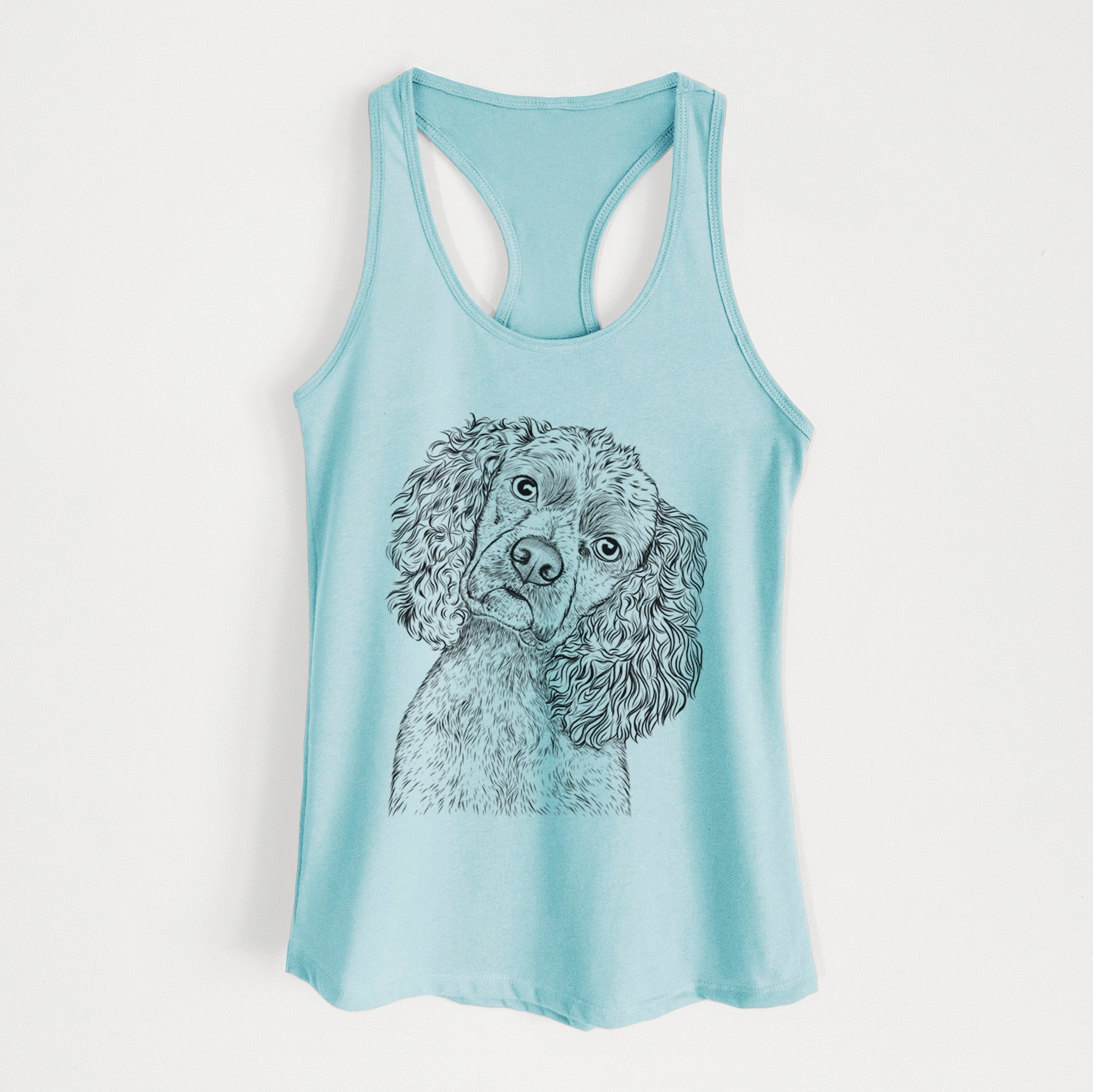 Sadie the Cocker Spaniel - Women's Racerback Tanktop