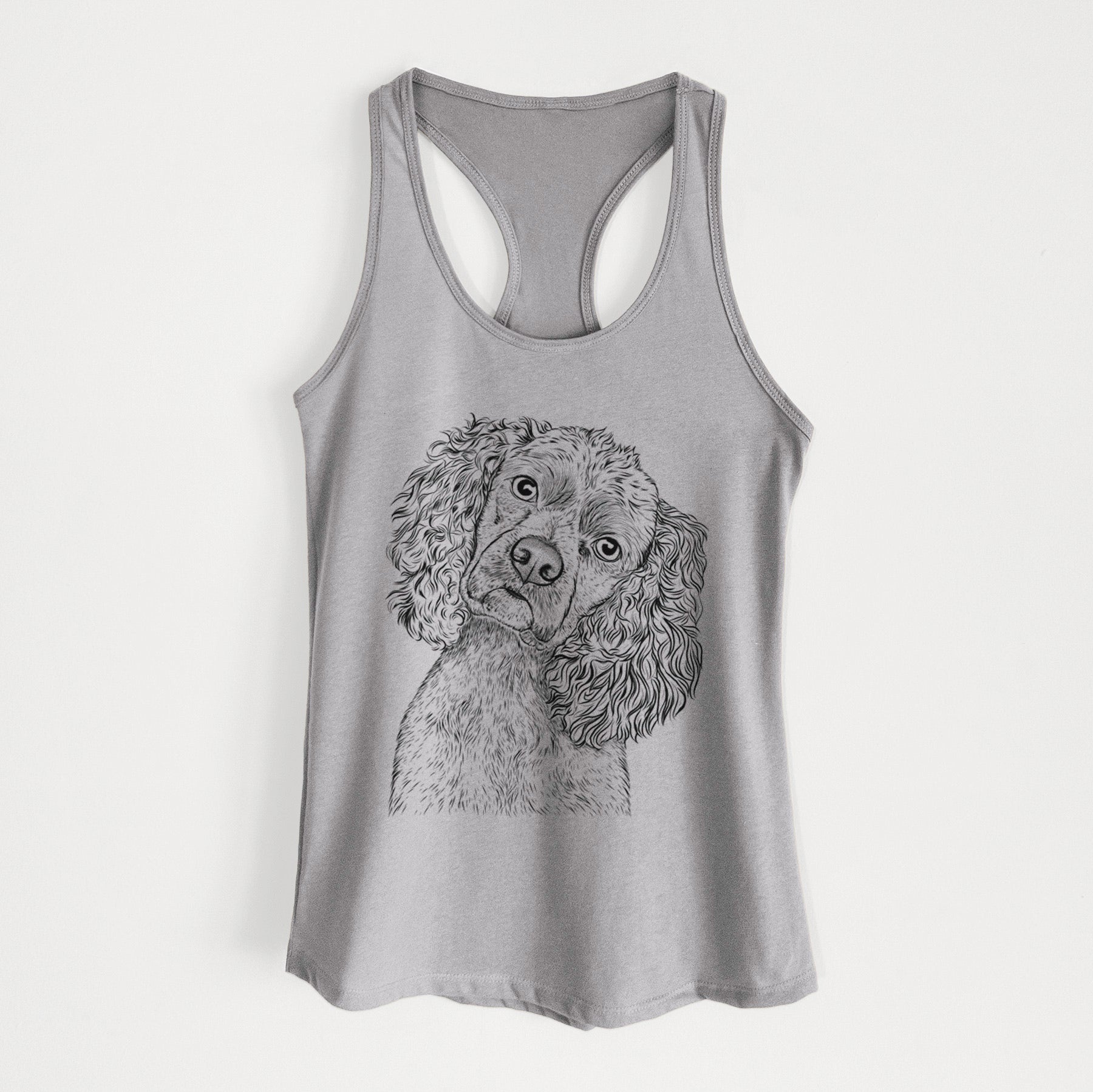 Sadie the Cocker Spaniel - Women's Racerback Tanktop