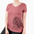 Bare Sadie the Cocker Spaniel - Women's V-neck Shirt